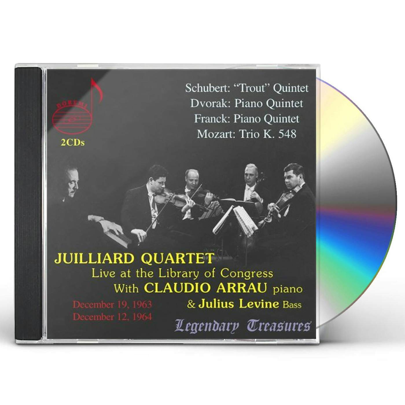 Juilliard String Quartet LIVE AT THE LIBRARY OF CONGRESS 1 CD