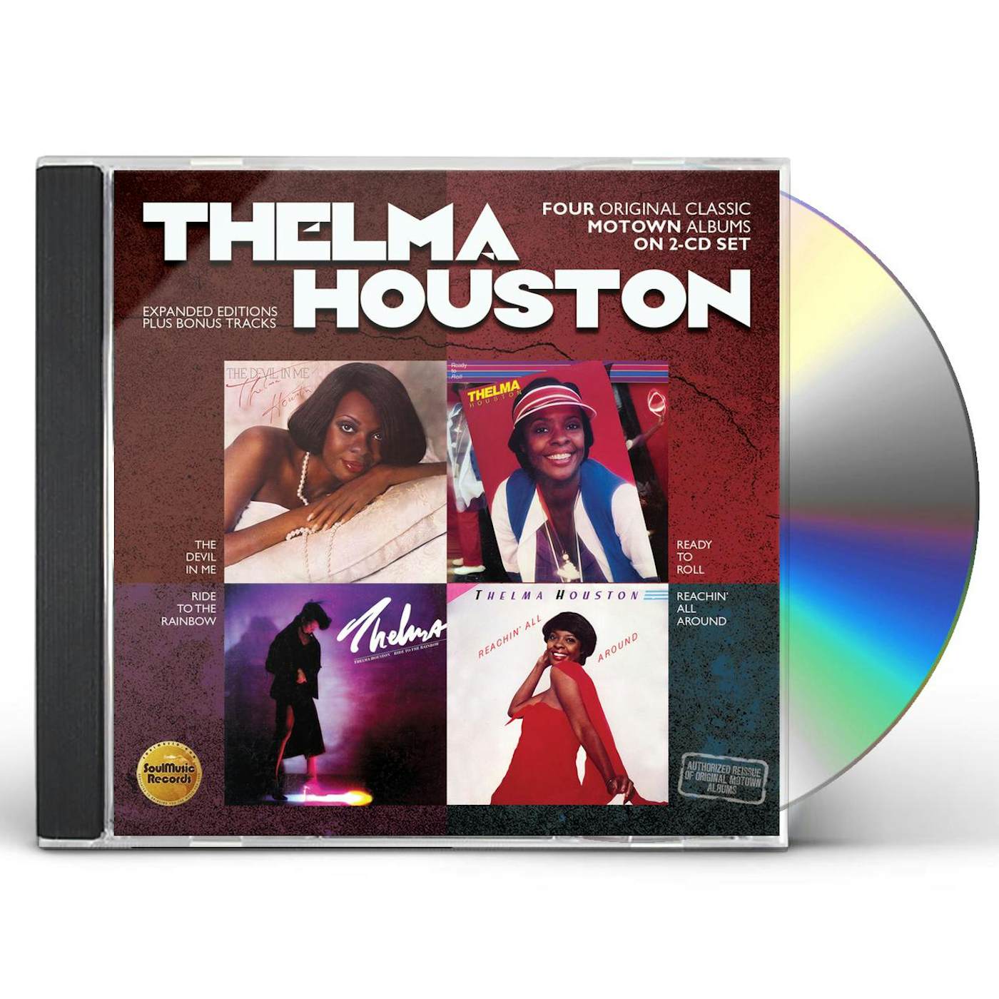 Thelma Houston DEVIL IN ME / READY TO ROLL / RIDE TO THE RAINBOW CD