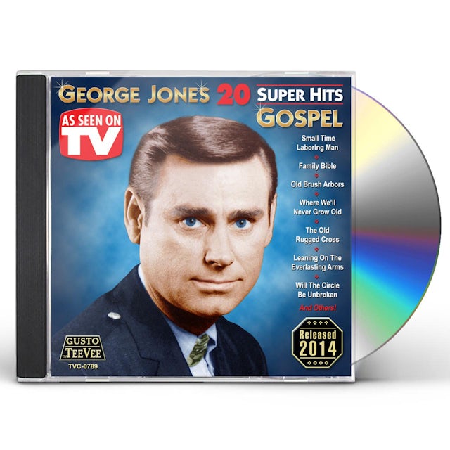 George Jones 20 Super Hits Gospel Cd 