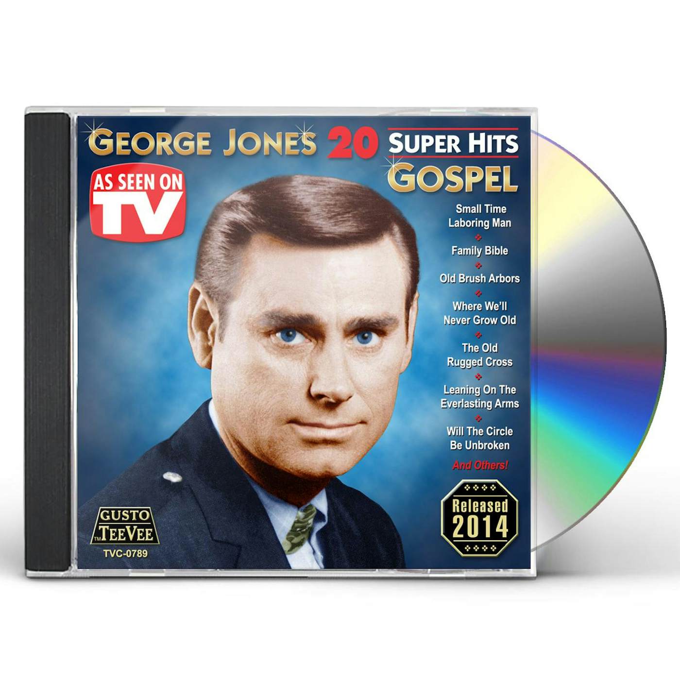 George Jones 20 SUPER HITS GOSPEL CD