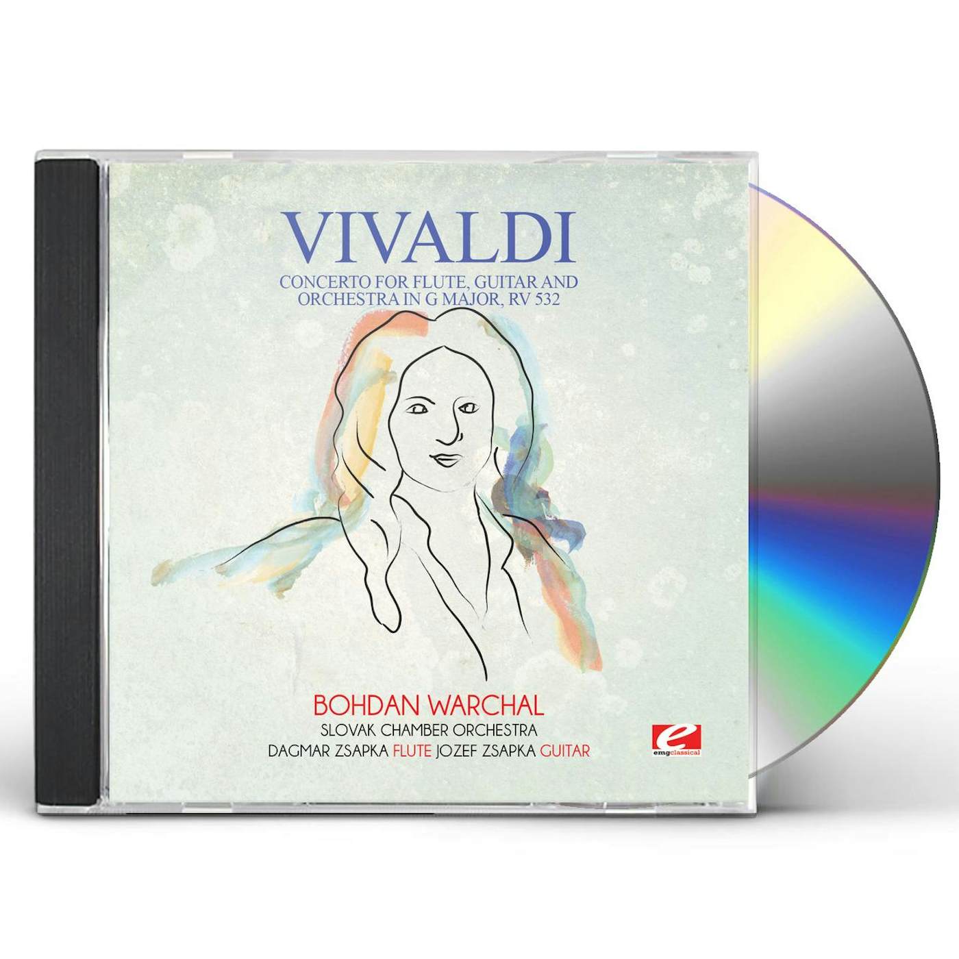 Antonio Vivaldi CONCERTO FOR FLUTE GUITAR & ORCHESTRA IN G MAJOR CD