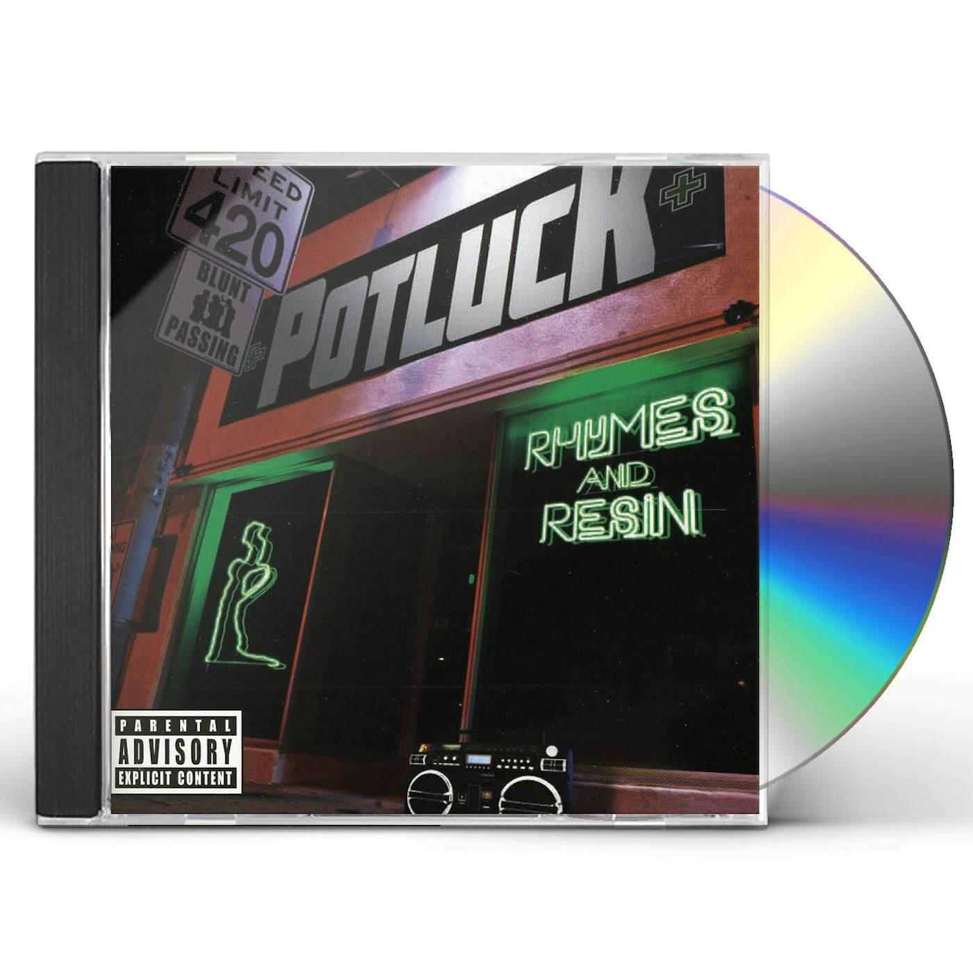 Potluck RHYMES & RESIN CD