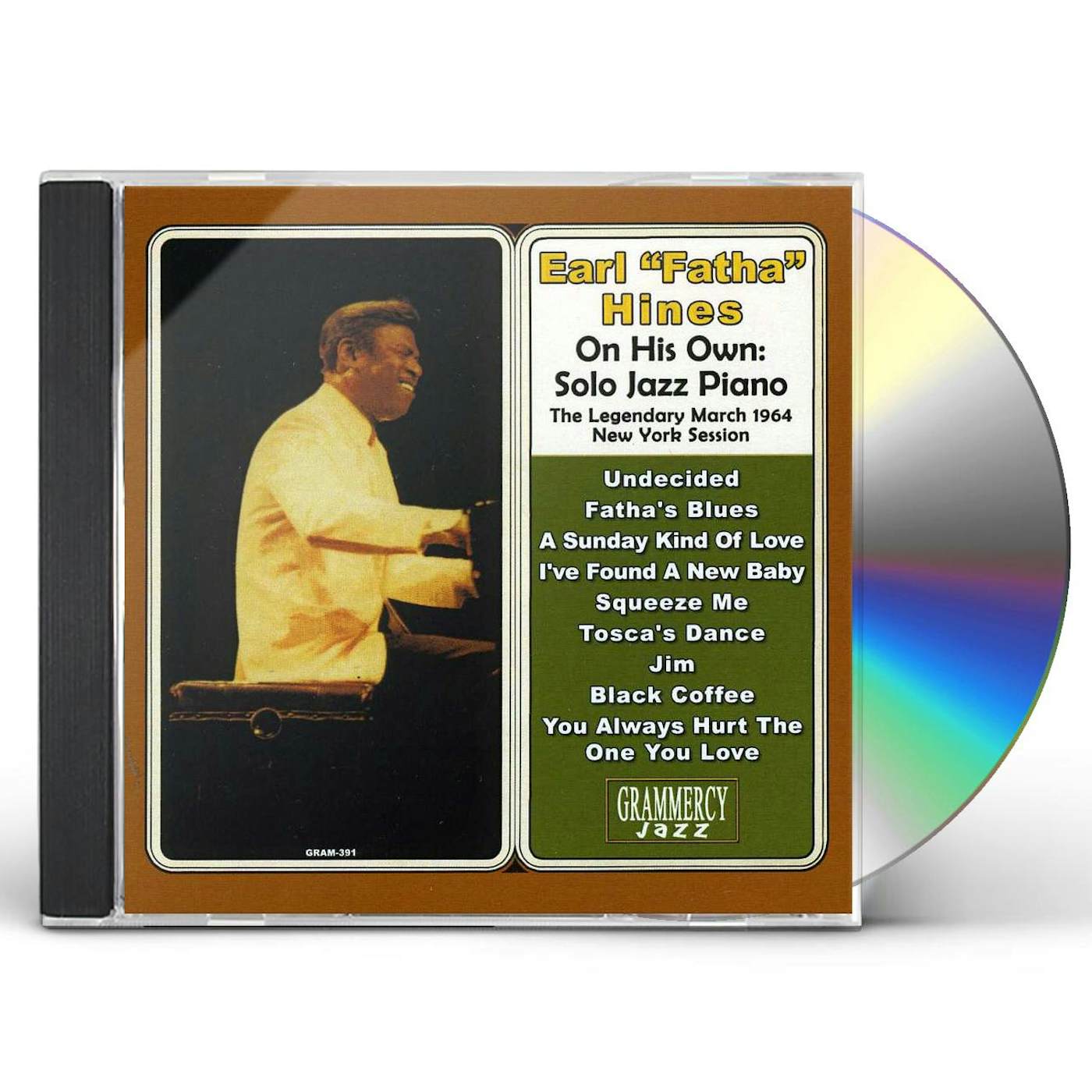 Earl Hines ON HIS OWN: SOLO JAZZ PIANO CD