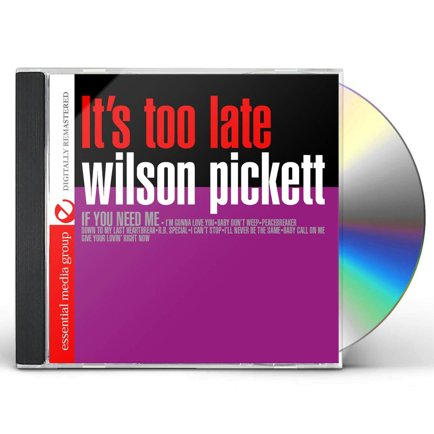 Wilson Pickett IT'S TOO LATE CD
