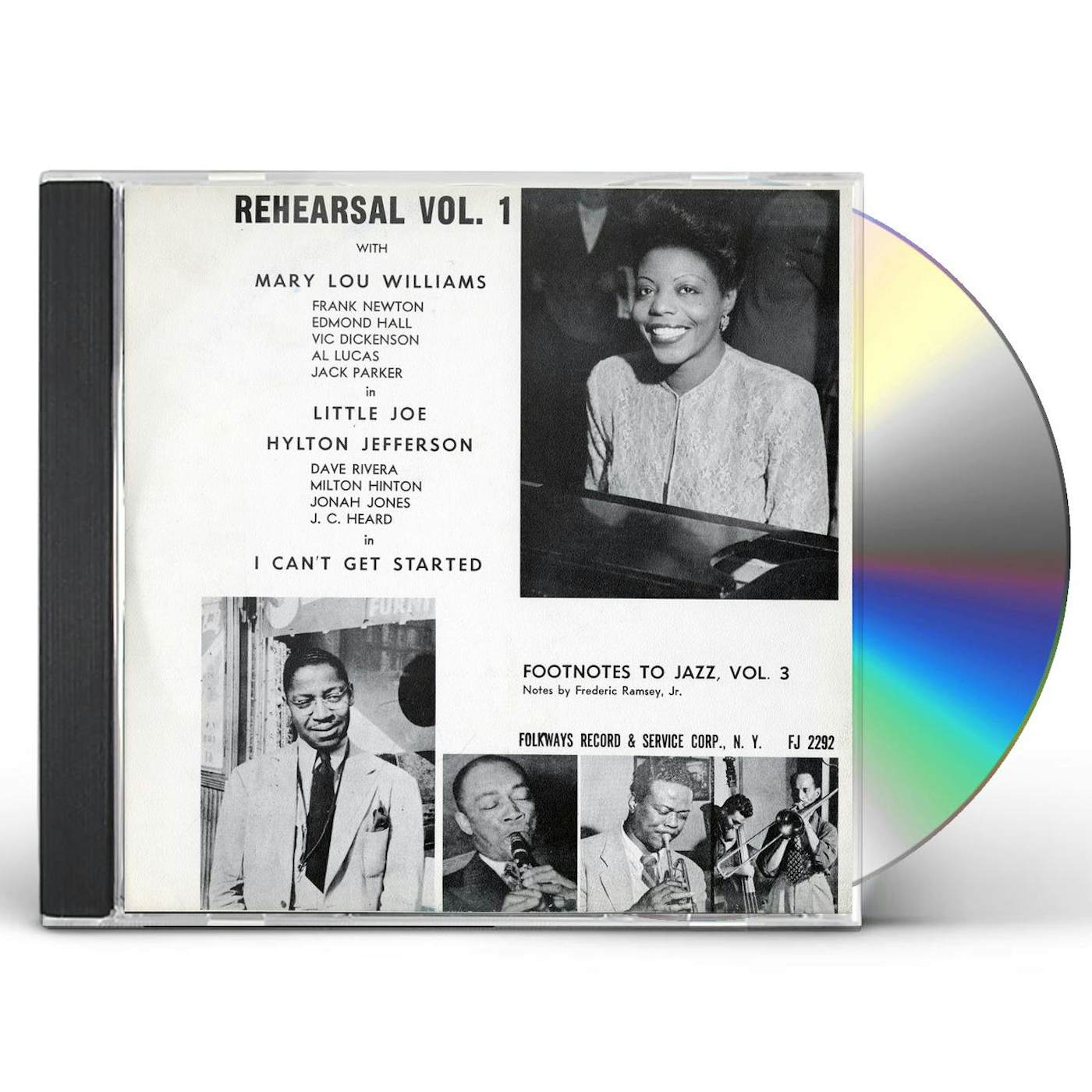 Mary Lou Williams FOOTNOTES TO JAZZ VOL. 3: JAZZ REHEARSAL I CD