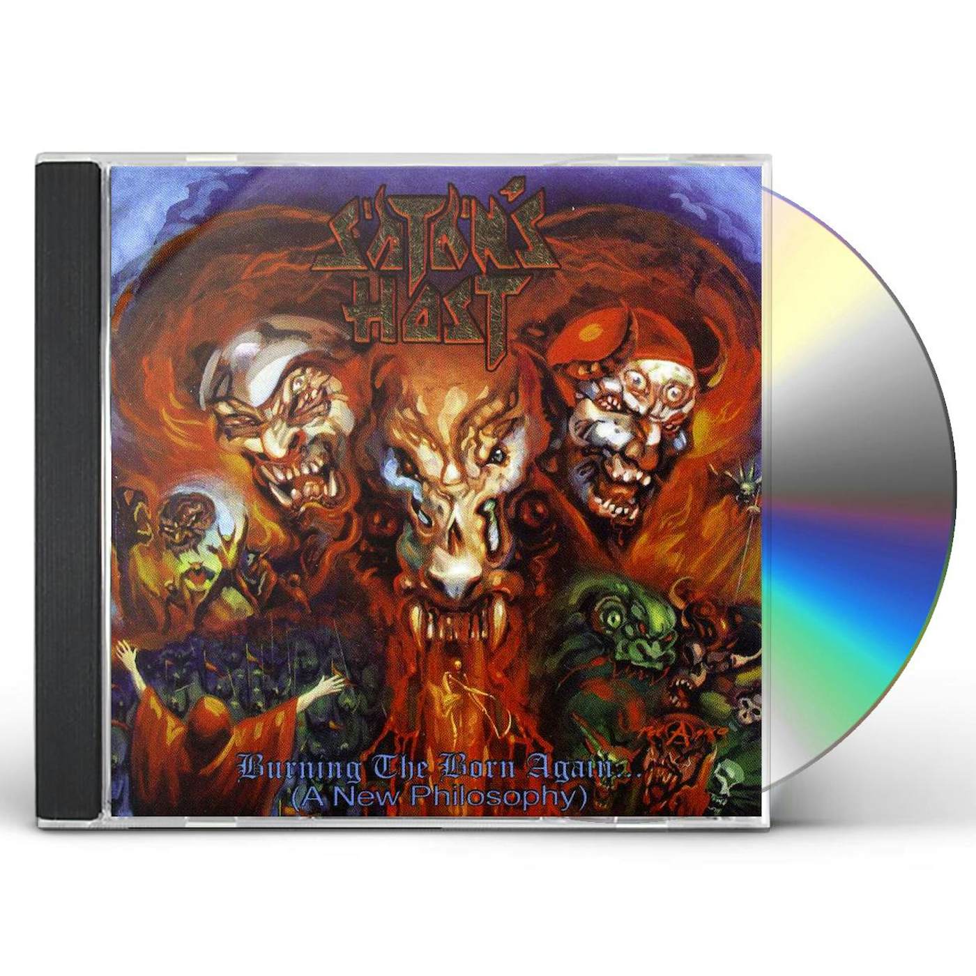 Satan's Host BURNING THE BORN AGAIN CD