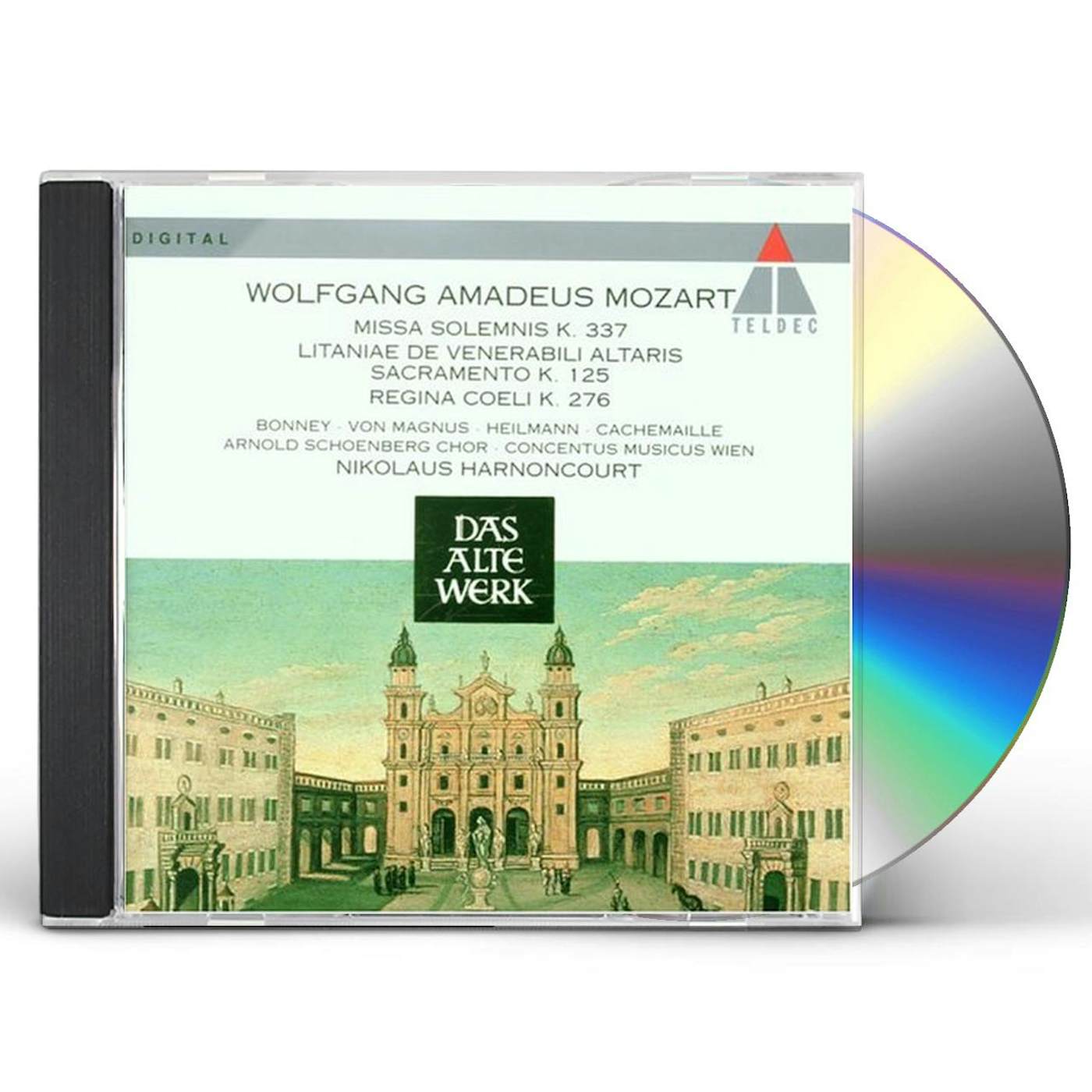 W.A. Mozart MISSA SOLEMNIS CD