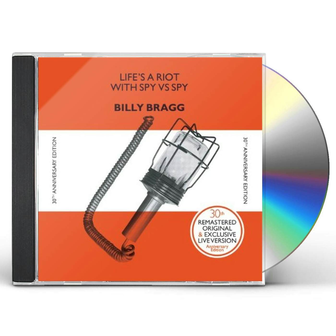Billy Bragg LIFE'S A RIOT (30TH ANNIVERSARY EDITION) CD