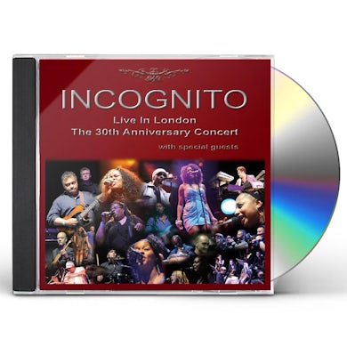 Incognito LIVE IN LONDON: THE 30TH ANNIVERSARY CD