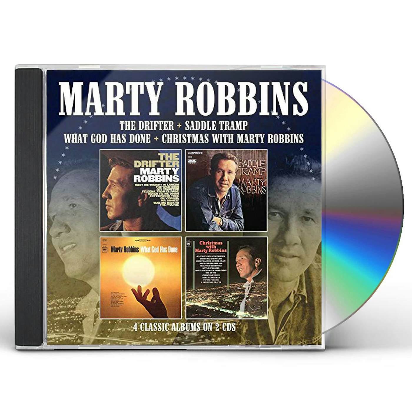 Marty Robbins DRIFTER / SADDLE TRAMP / WHAT GOD HAS DONE / XMAS CD