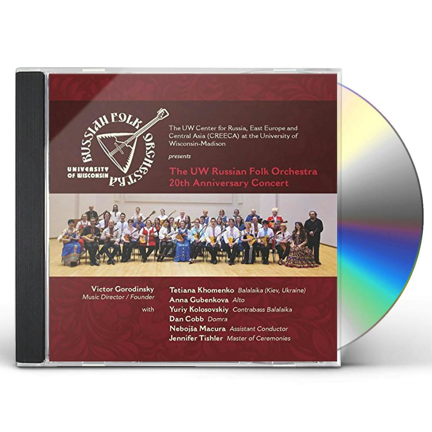 University Of Wisconsin Russian Folk Orchestra 20TH ANNIVERSARY CONCERT CD