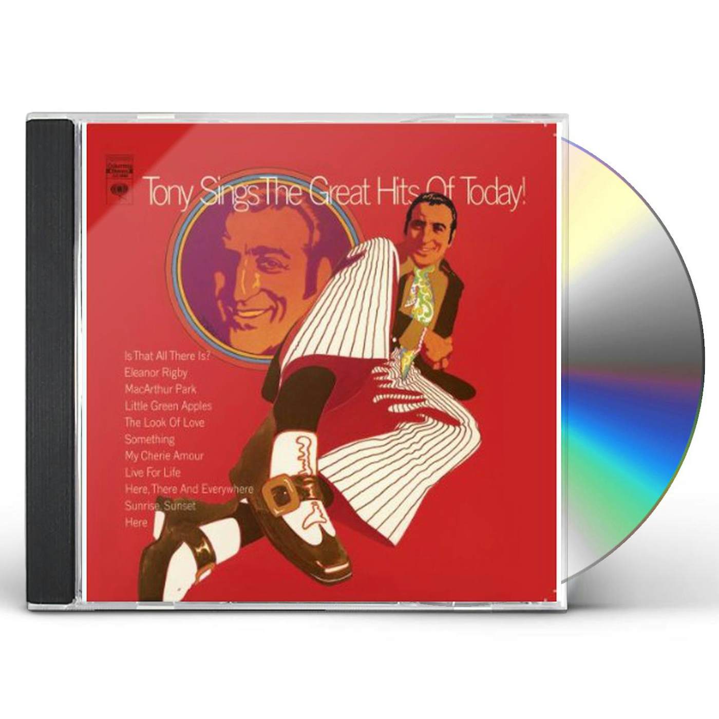 Tony Bennett TONY SINGS GREAT HITS OF TODAY CD