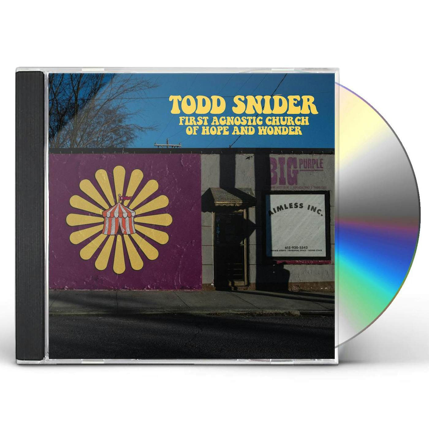 Todd Snider FIRST AGNOSTIC CHURCH OF HOPE AND WONDER CD