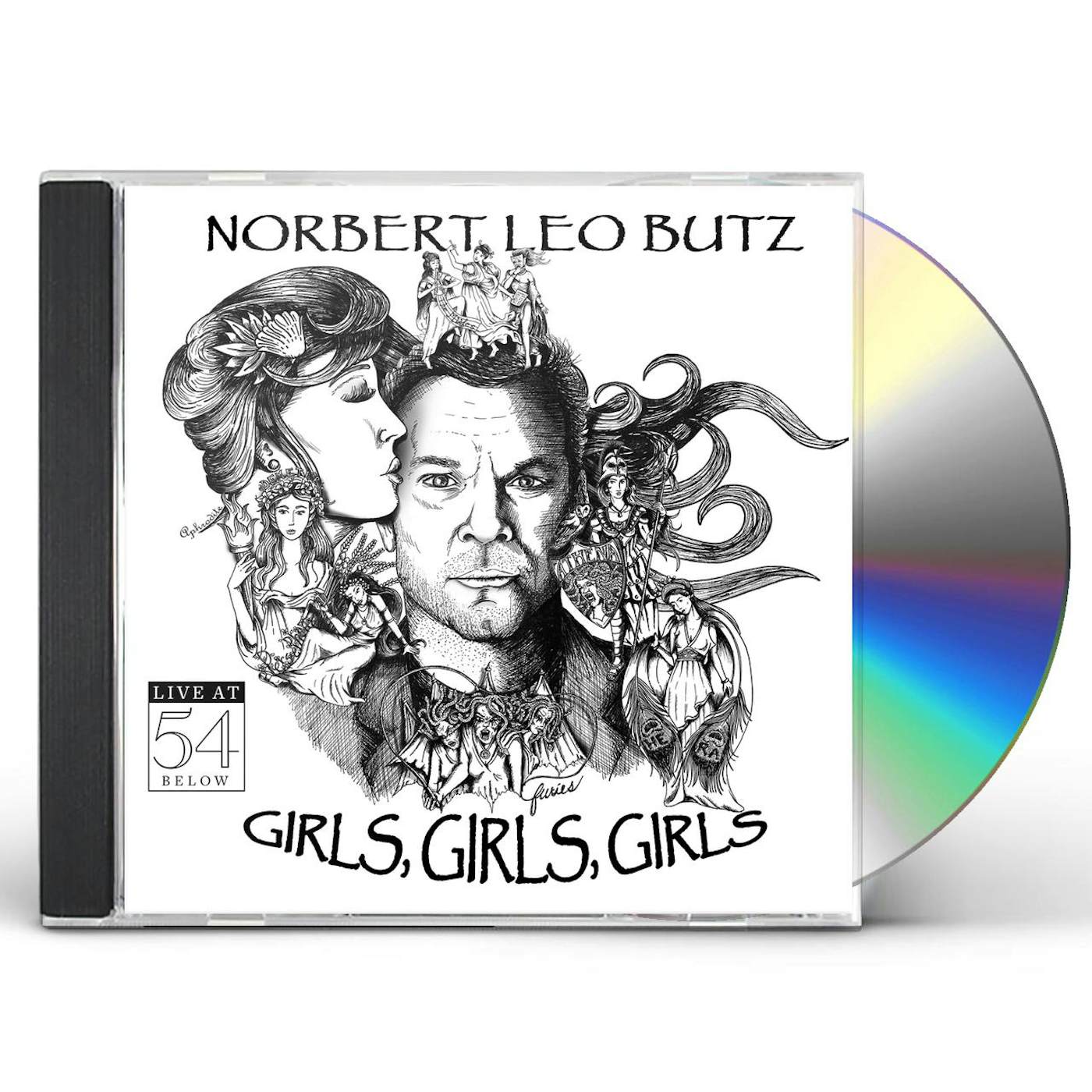 Norbert Leo Butz GIRLS GIRLS GIRLS - LIVE AT 54 BELOW CD