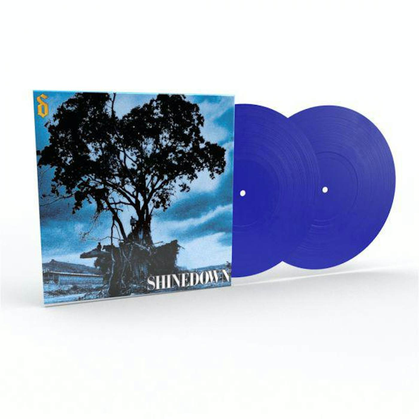 Shinedown LEAVE A WHISPER (CLEAR BLUE VINYL) Vinyl Record