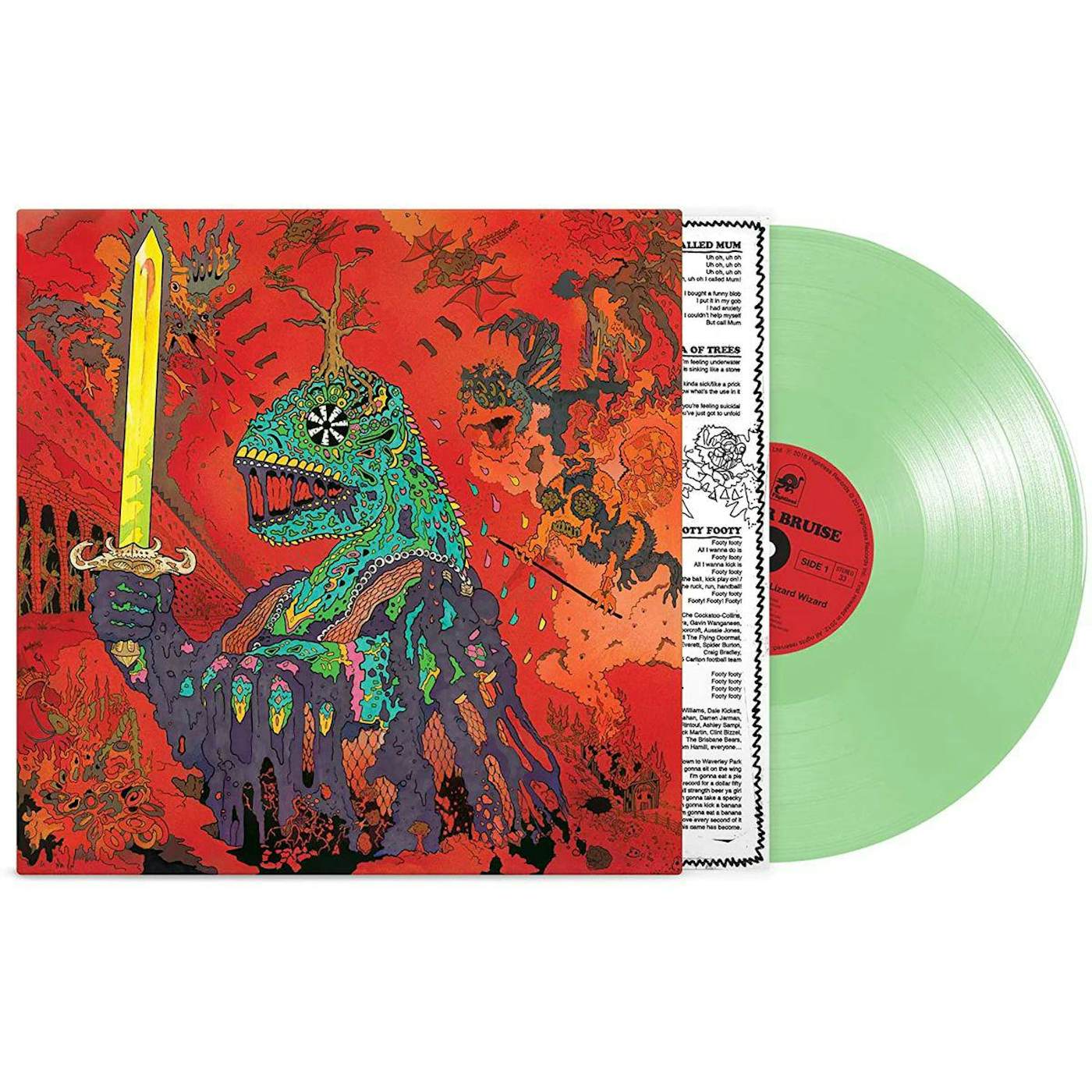 King Gizzard & The Lizard Wizard 12 Bar Bruise (Sea Foam Green) Vinyl Record