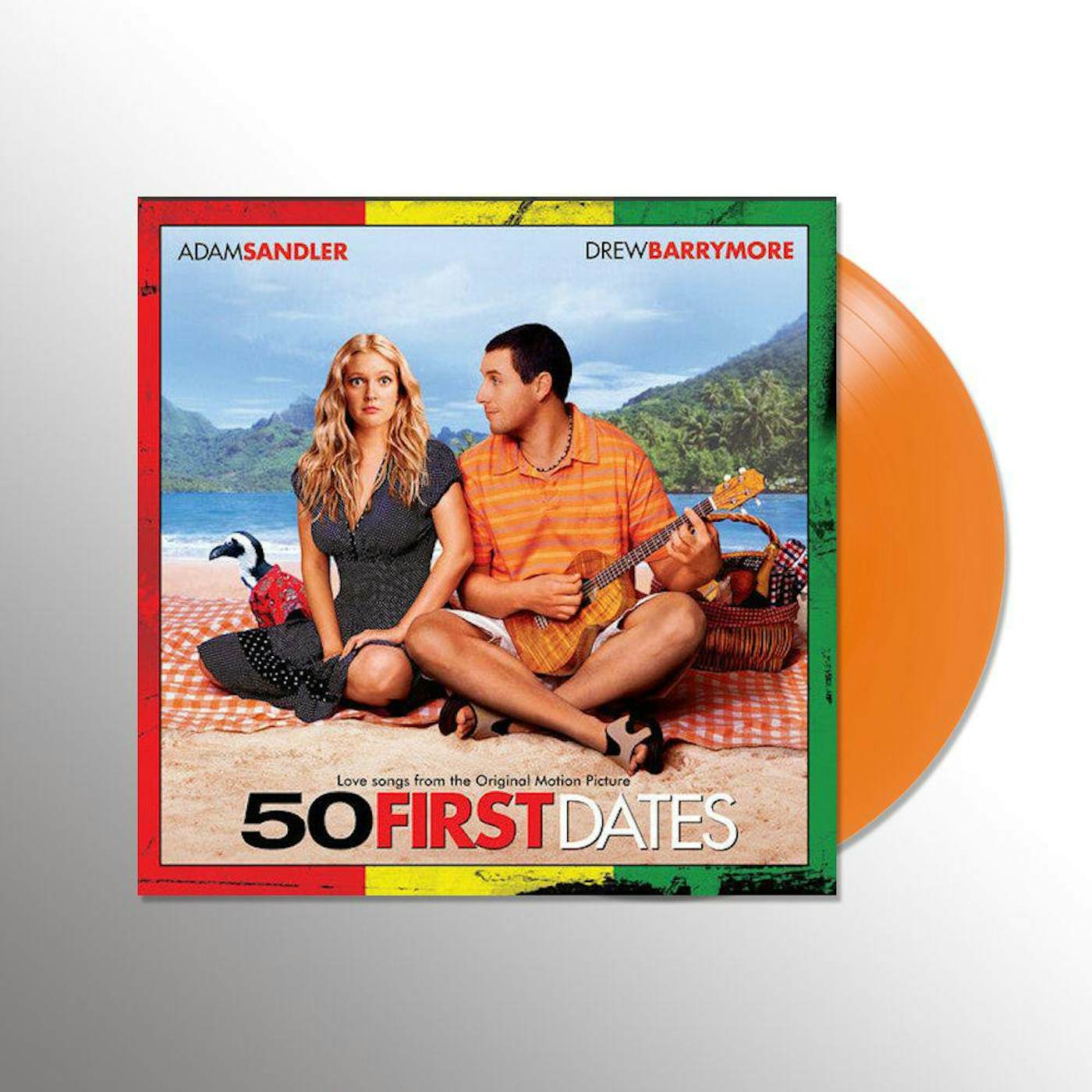 Various Artists 50 FIRST DATES Original Soundtrack (TRANSPARENT ORANGE VINYL) Vinyl Record