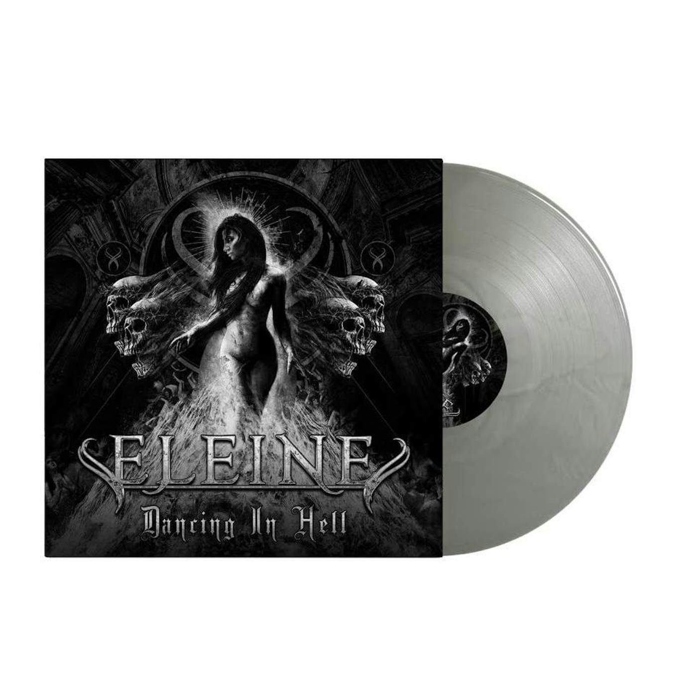 Eleine DANCING IN HELL (BLACK & WHITE COVER/COOL GREY VINYL) Vinyl Record