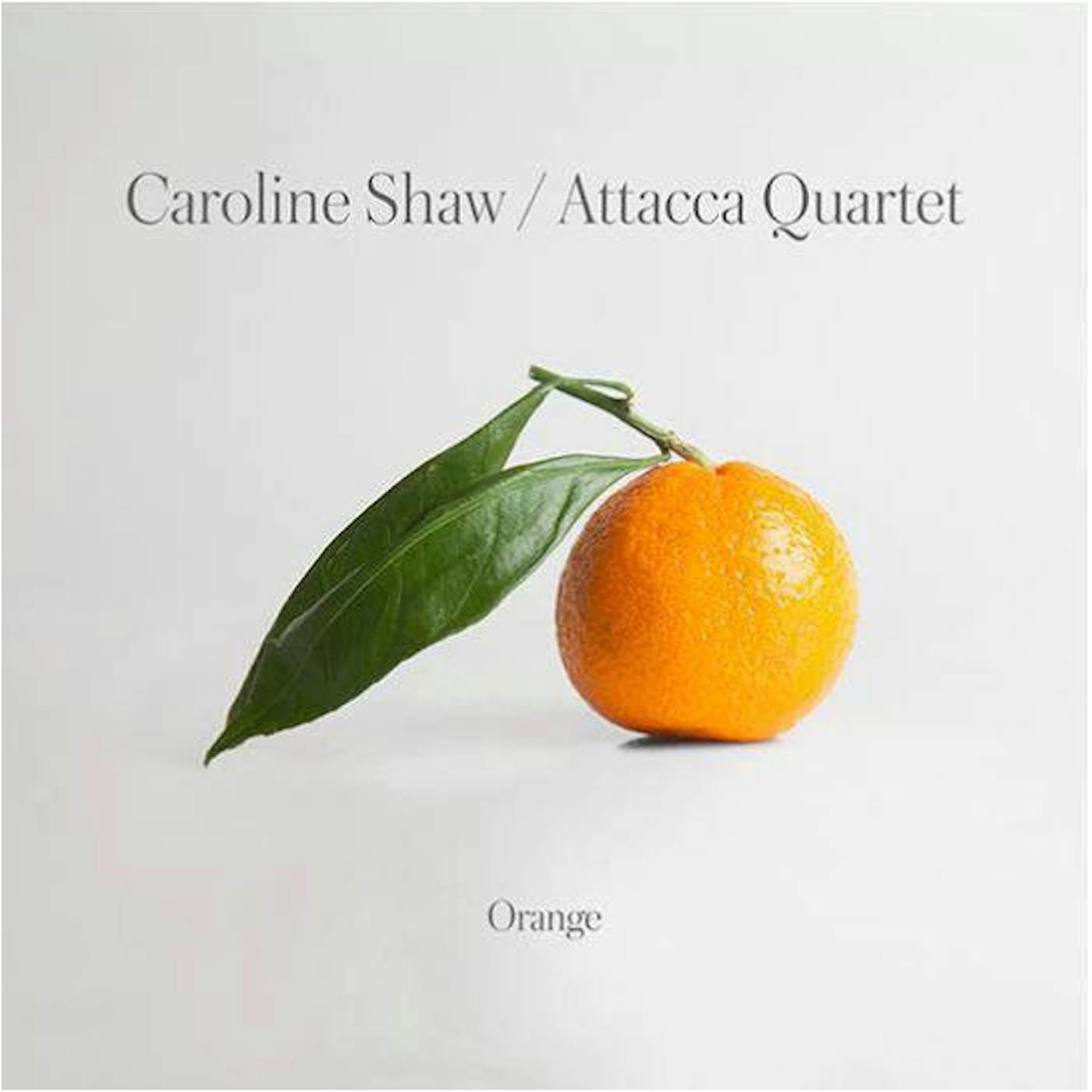 Attacca Quartet Caroline Shaw: Orange Vinyl Record