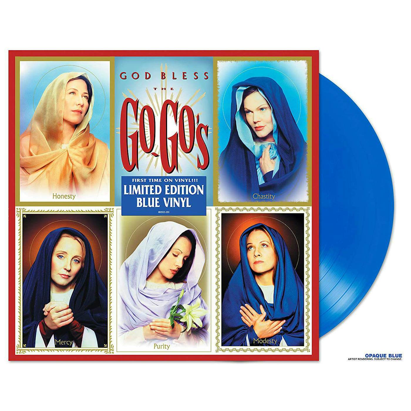 GOD BLESS THE GO-GO'S (OPAQUE BLUE VINYL) Vinyl Record