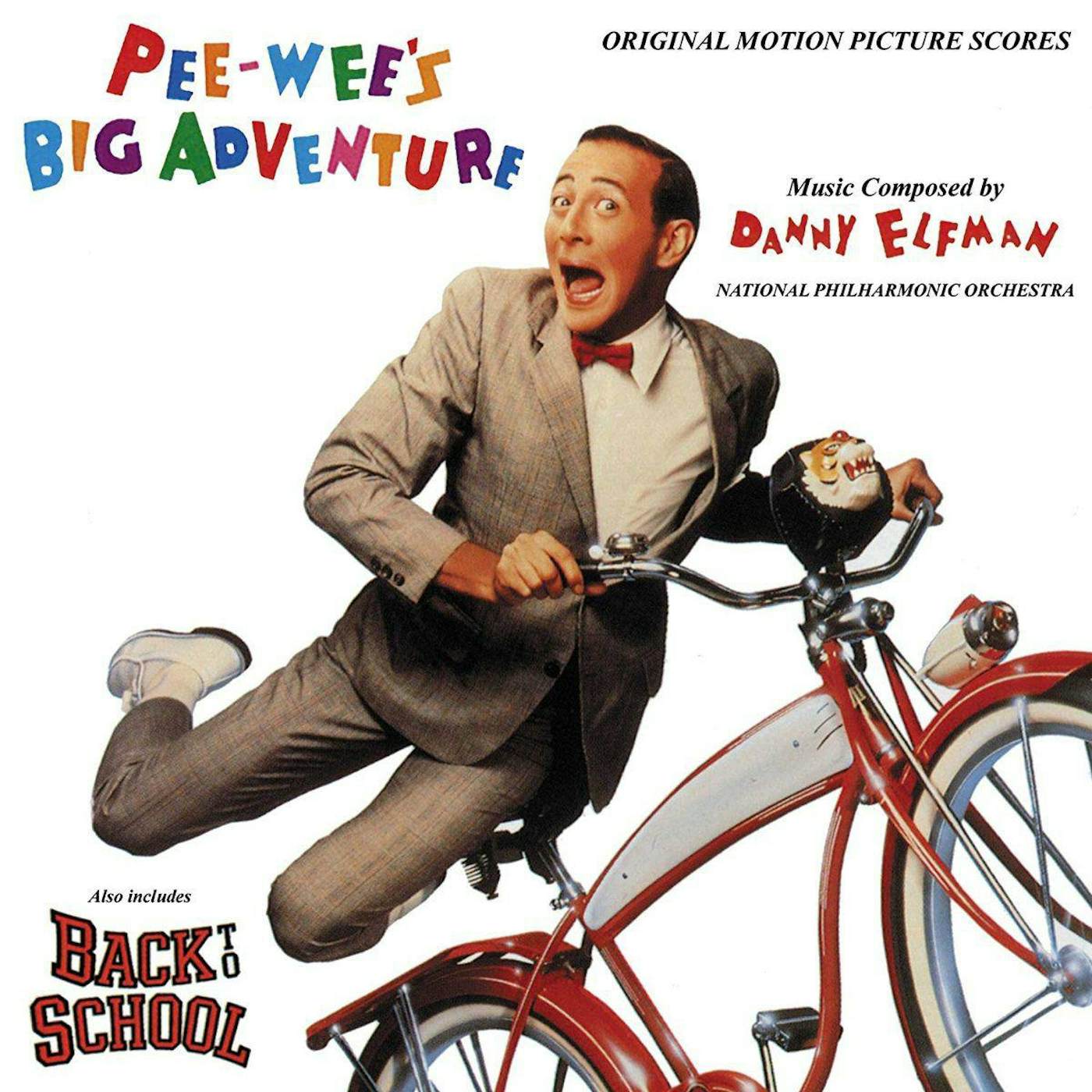 Danny Elfman PEE-WEE'S BIG ADVENTURE Original Soundtrack (RED VINYL) Vinyl Record