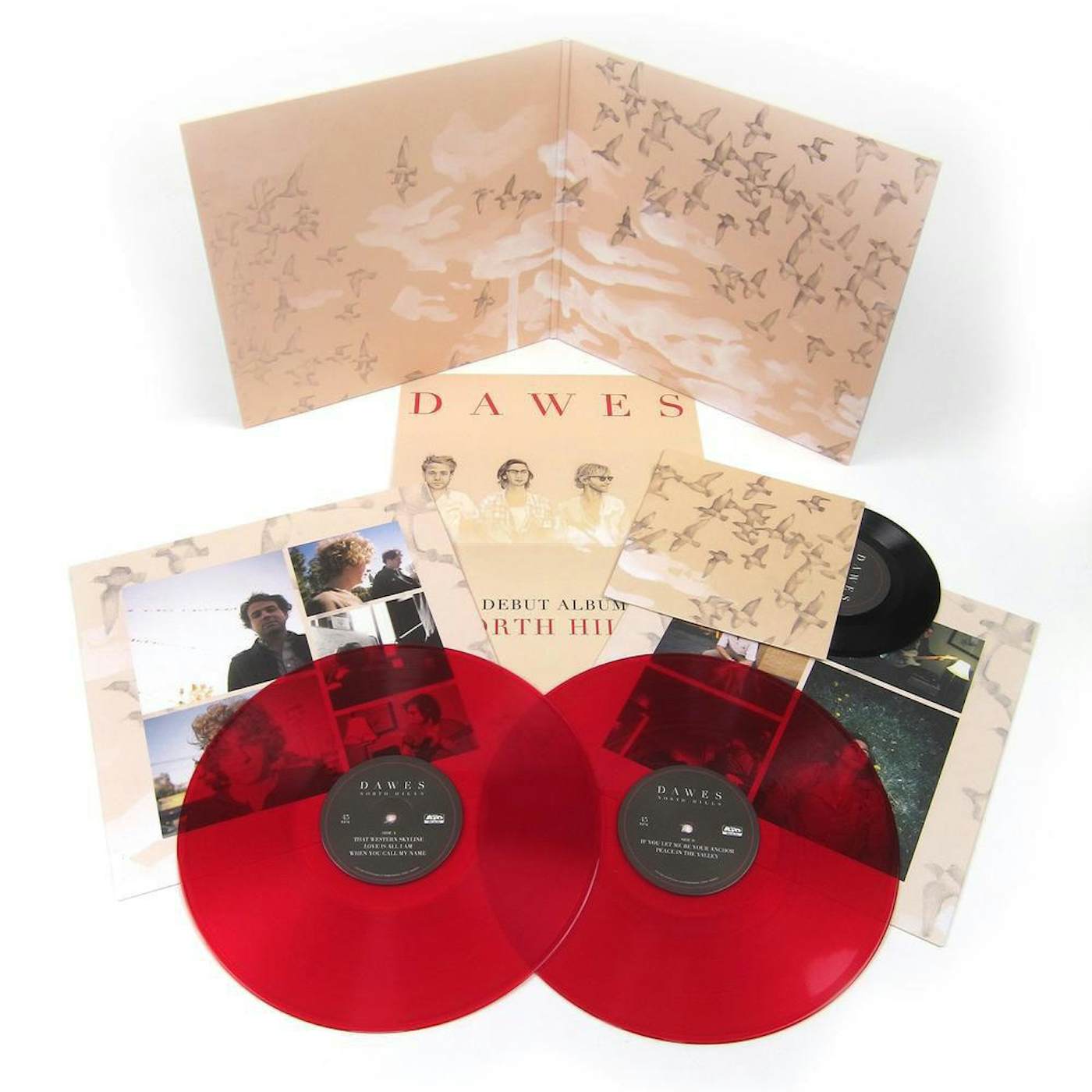 Dawes NORTH HILLS (TRANSLUCENT RED VINYL/2LP) Vinyl Record