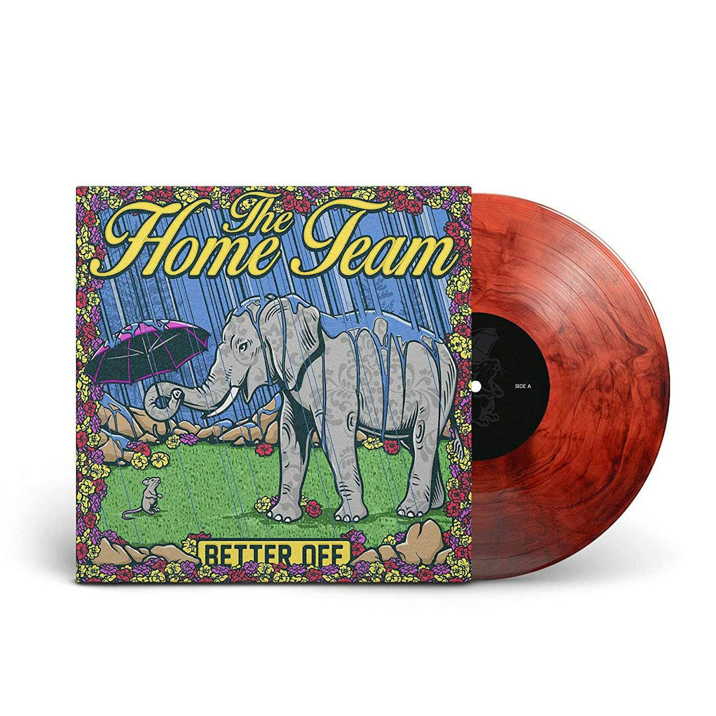 The Home Team BETTER OFF (BLACK/RED GALAXY VINYL) Vinyl Record
