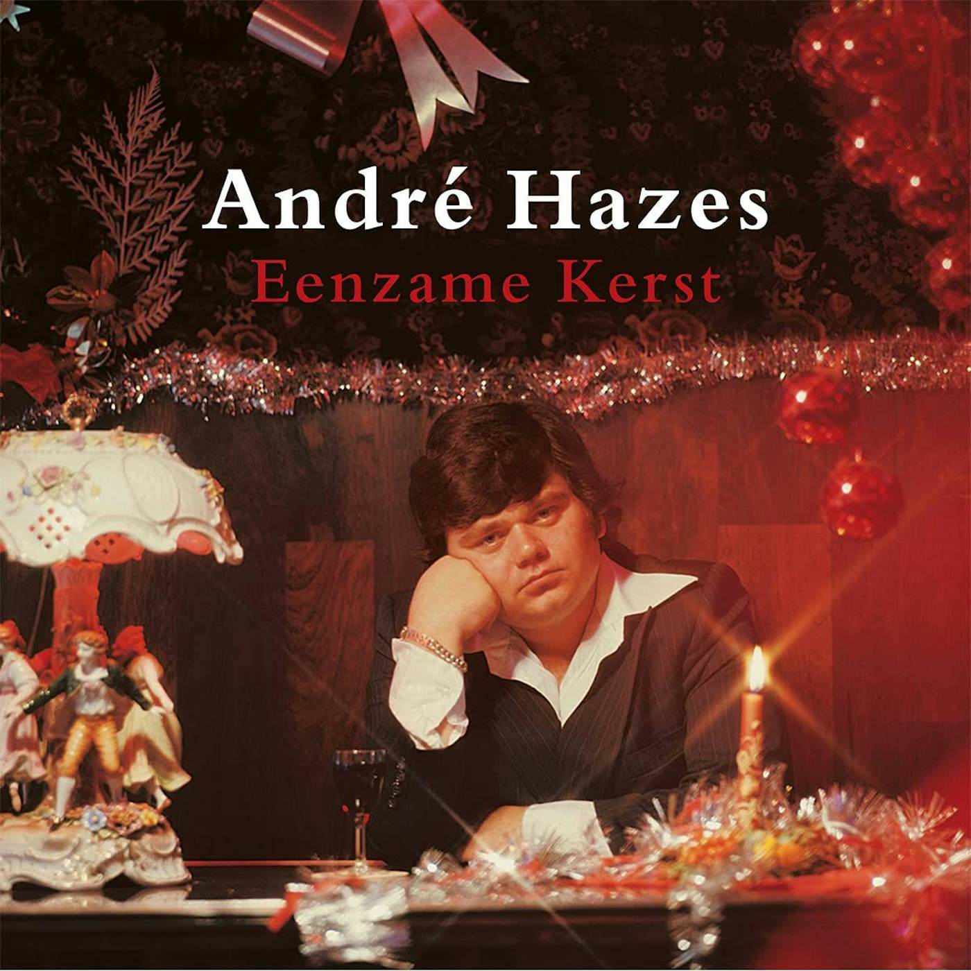 Andre Hazes EENZAME KERST (LIMITED/TRANSPARENT RED VINYL/180G/PLASTIC STICKER COVER/NUMBERED/IMPORT) Vinyl Record