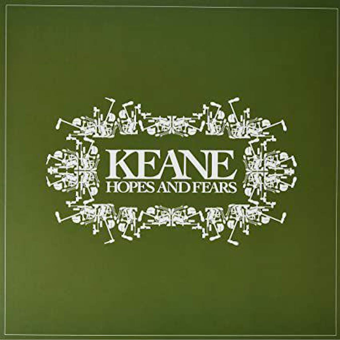 Keane HOPES & FEARS (TRANSPARENT GREEN VINYL) Vinyl Record