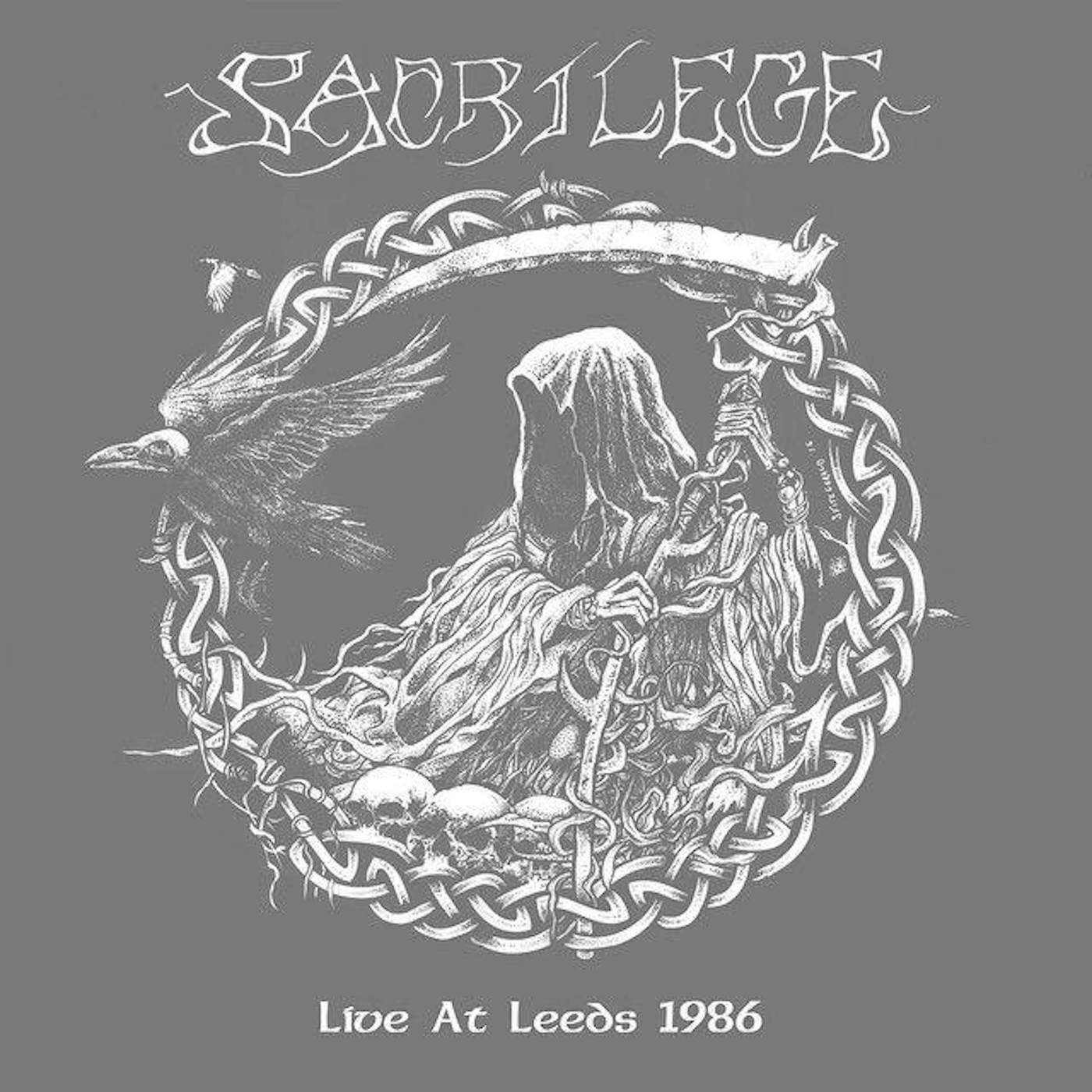 Sacrilege 117424 LIVE LEEDS 1986 (CLEAR/BLACK SPLATTER VINYL) Vinyl Record