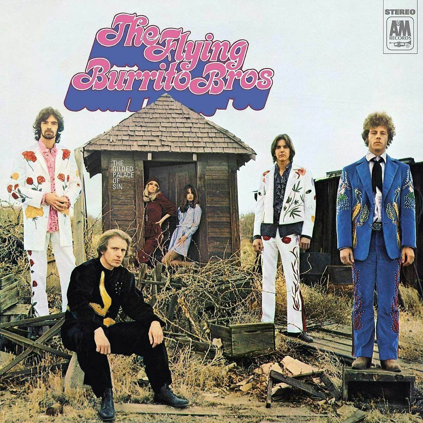 The Flying Burrito Brothers GILDED PALACE OF SIN (SKY BLUE) Vinyl Record