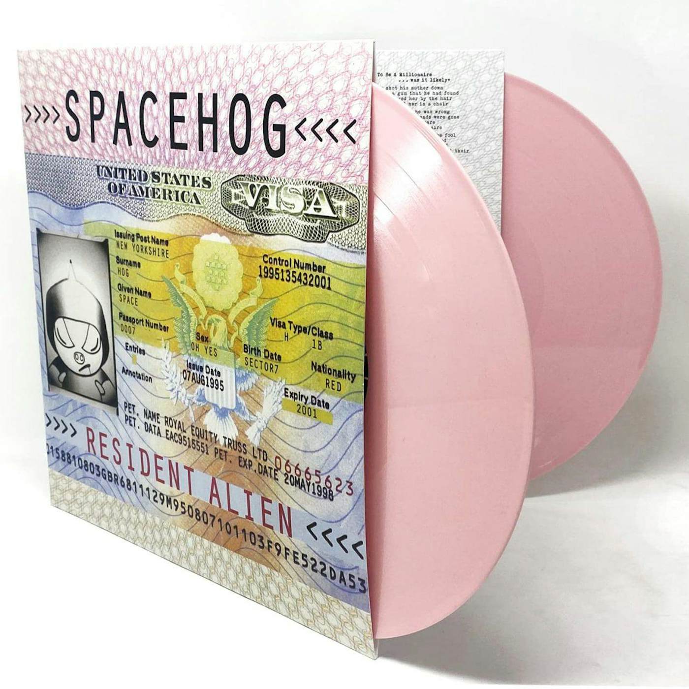 Spacehog RESIDENT ALIEN (LIMITED/2LP/PINK VINYL) Vinyl Record