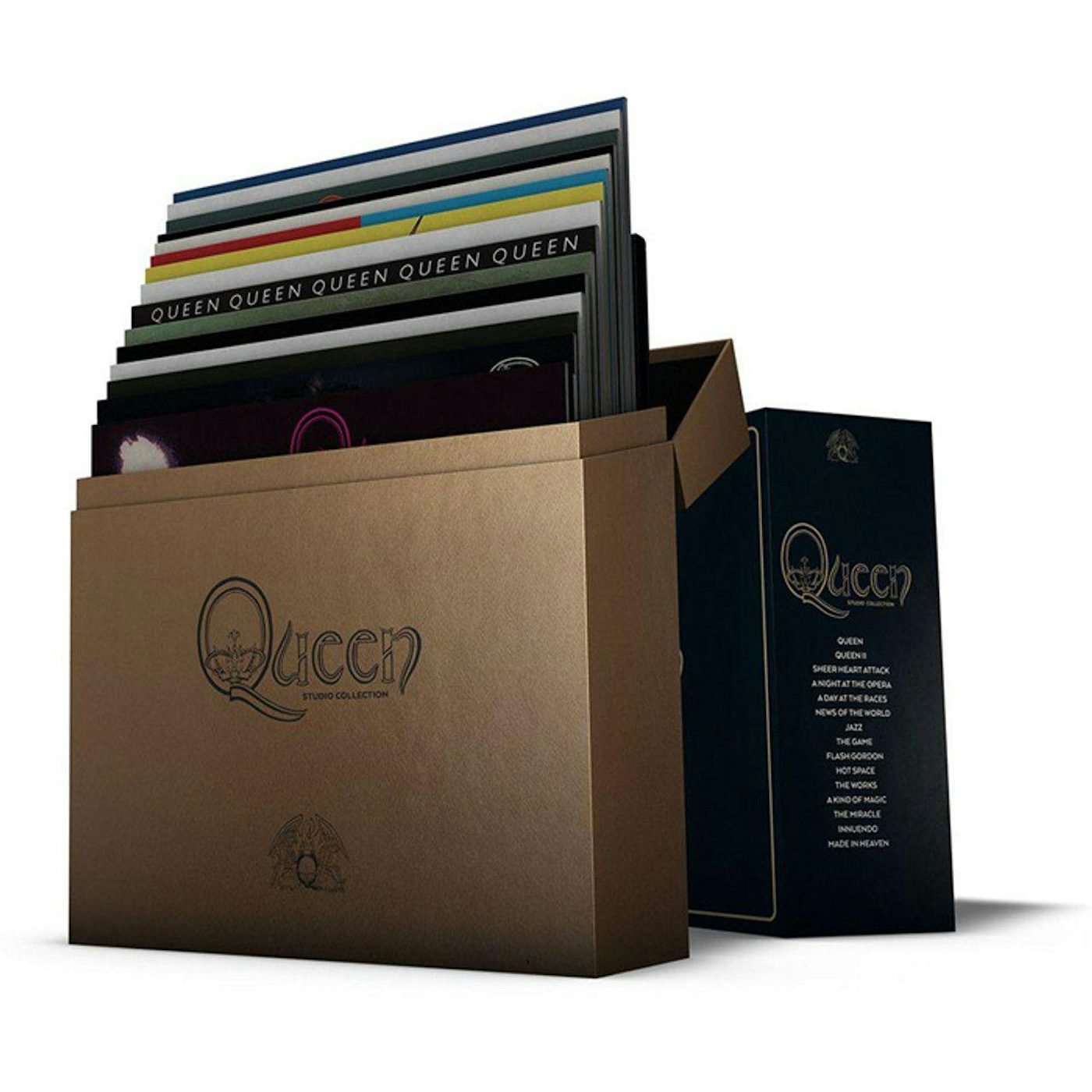 Queen Complete Studio (Colored) 18 Box (Vinyl)