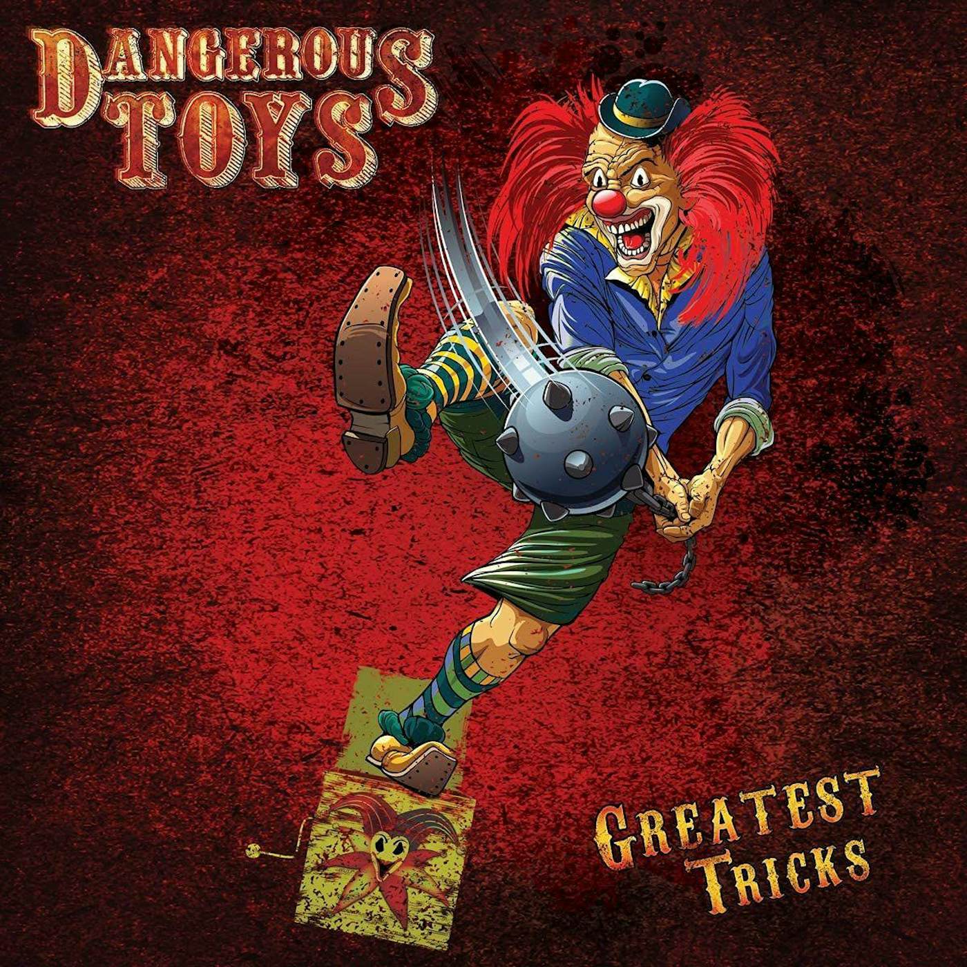 Dangerous Toys GREATEST TRICKS (Orange) Vinyl Record