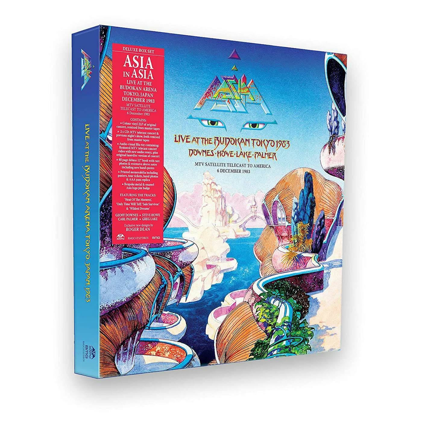 Asia In Asia - Live At The Budokan, Tokyo, 1983 (Deluxe Box Set/2LP/2CD/Blu-Ray/etc.) (Vinyl)