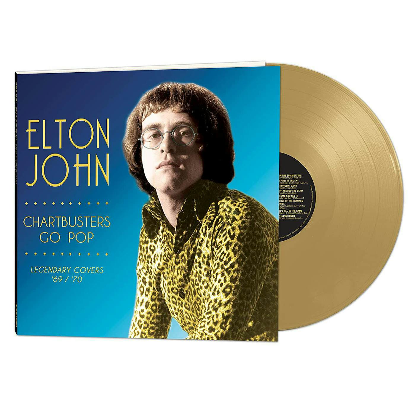 Elton John Chartbusters Go Pop - Legendary Covers '69 / '70 (gold vinyl)
