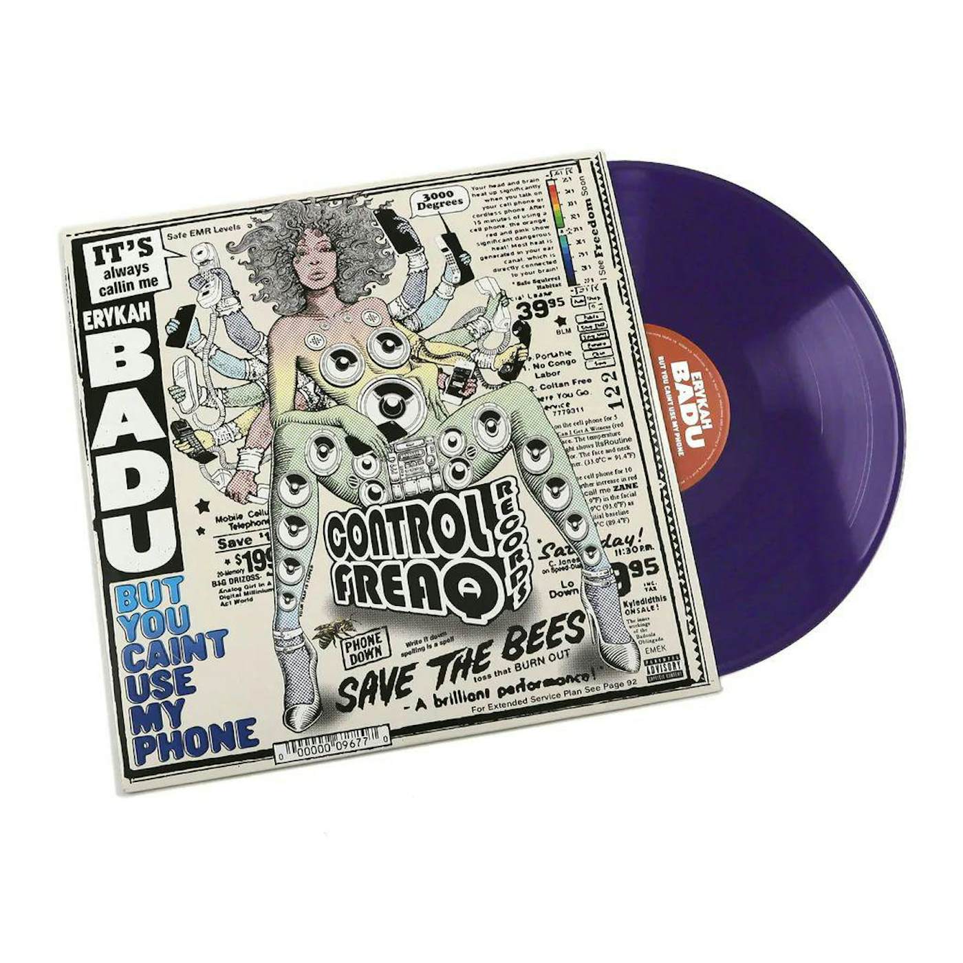 Erykah Badu But You Caint Use My Phone (Purple) Vinyl Record