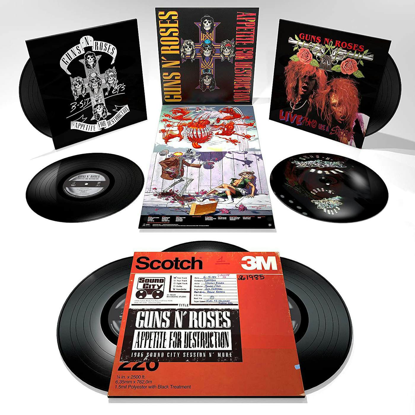 Guns N' Roses - Appetite For Destruction (Red Vinyl) - Vinyl