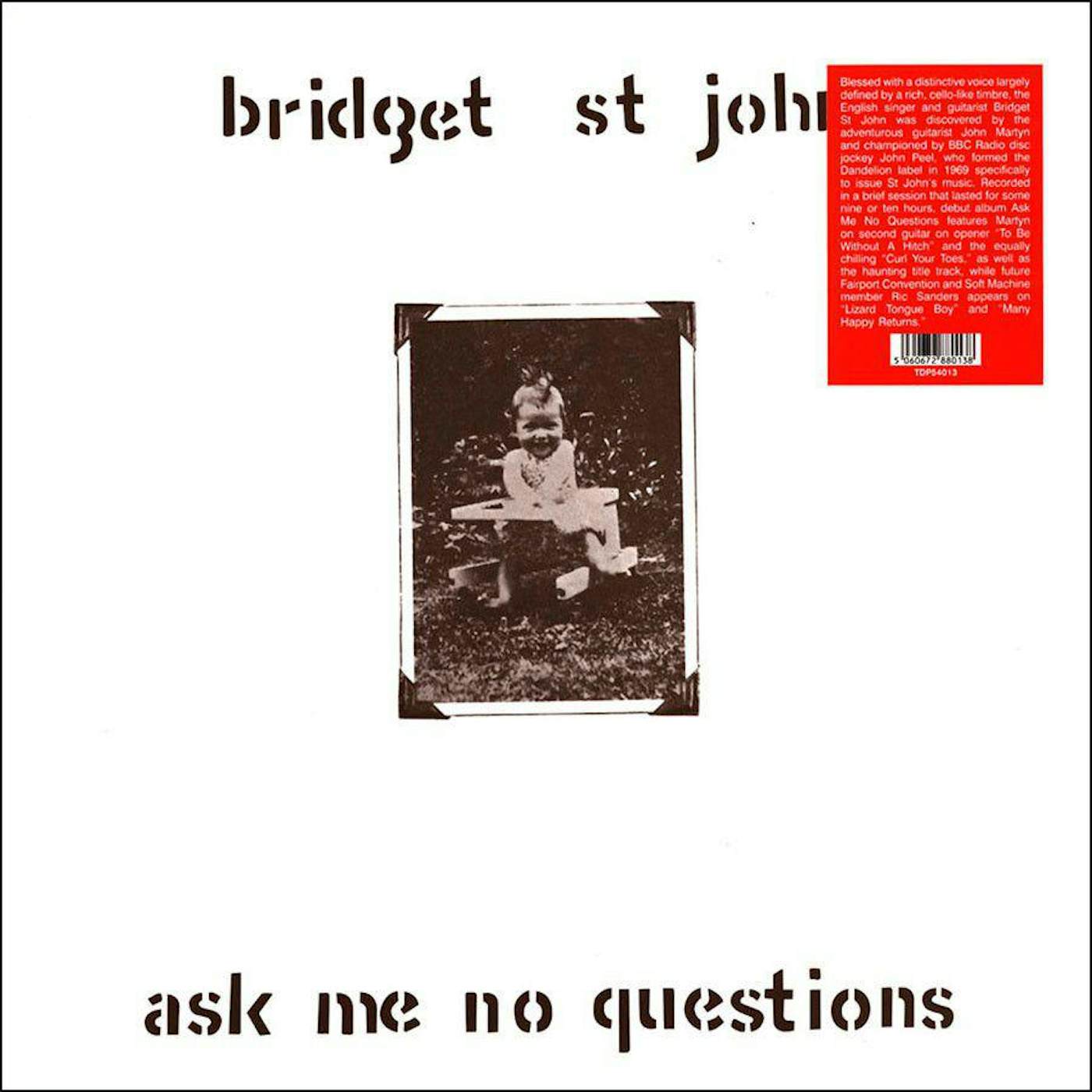 Bridget St John Ask Me No Questions Vinyl Record
