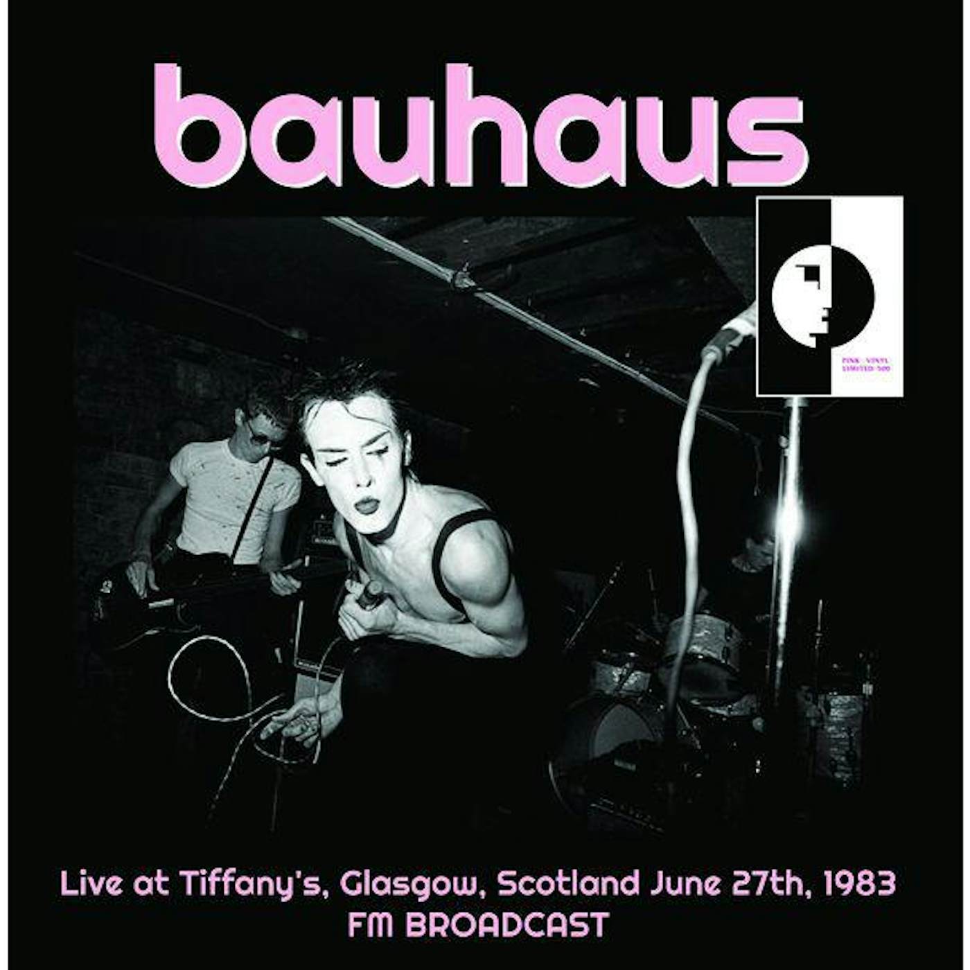 Bauhaus Live At Tiffany's, Glasgow, Scotland June 27th, 1983 Fm Broadcast (Pink) Vinyl Record