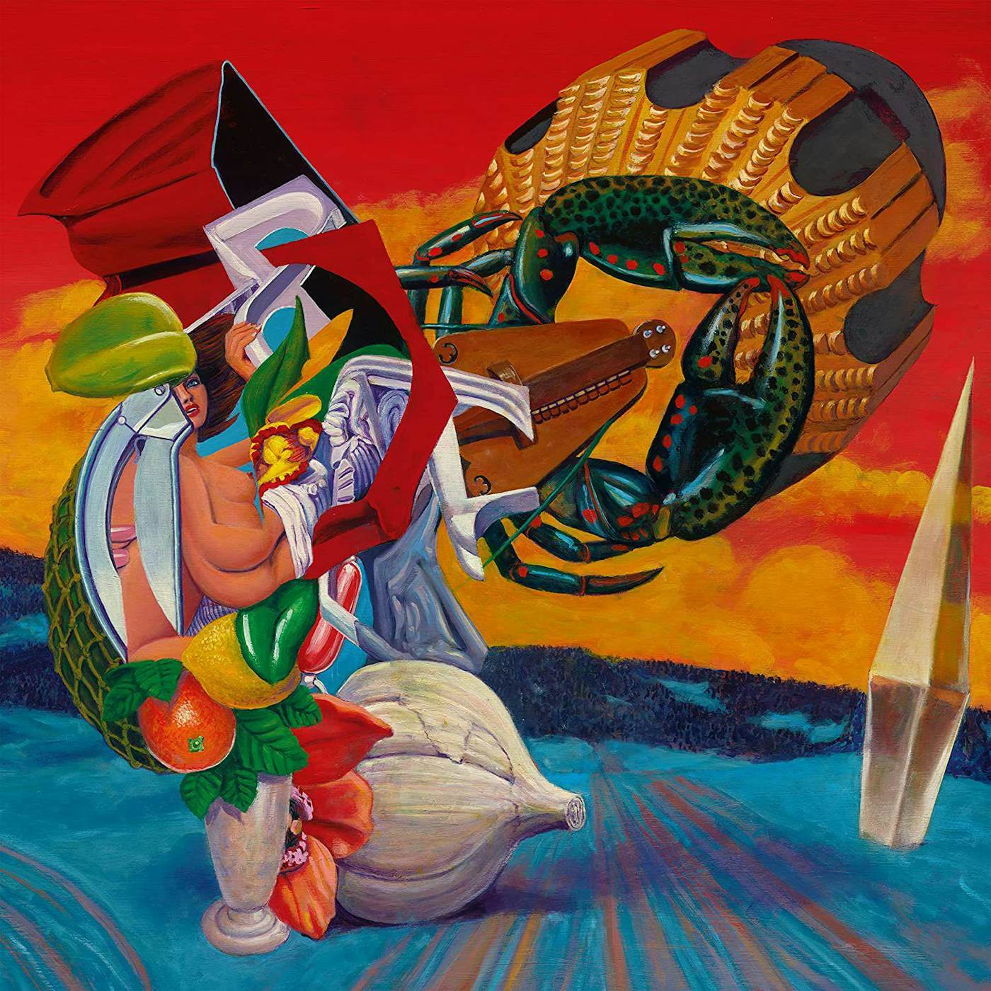The Mars Volta Octahedron (Red Transparent & Curacao Transparent/ 2LP) Vinyl Record