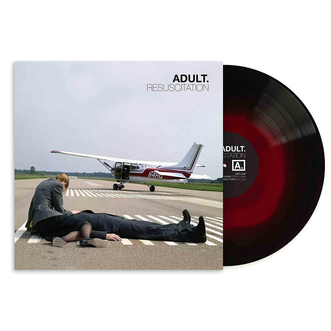 ADULT. RESUSCITATION (2LP/BLACK & RED MARBLE VINYL) Vinyl Record