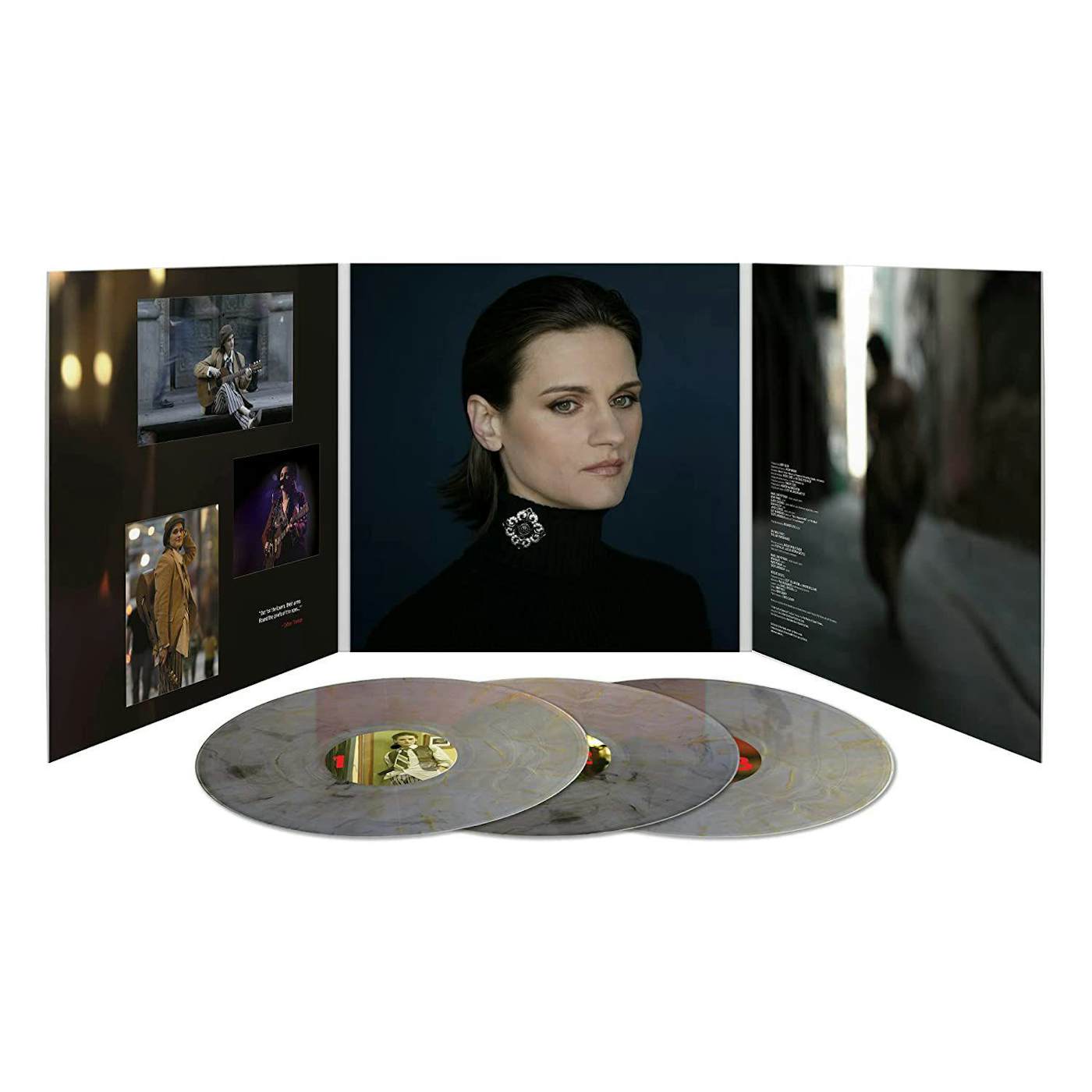 Madeleine Peyroux Careless Love (Deluxe Edition/3LP/Translucent With Black & Gold Marble) Vinyl Record