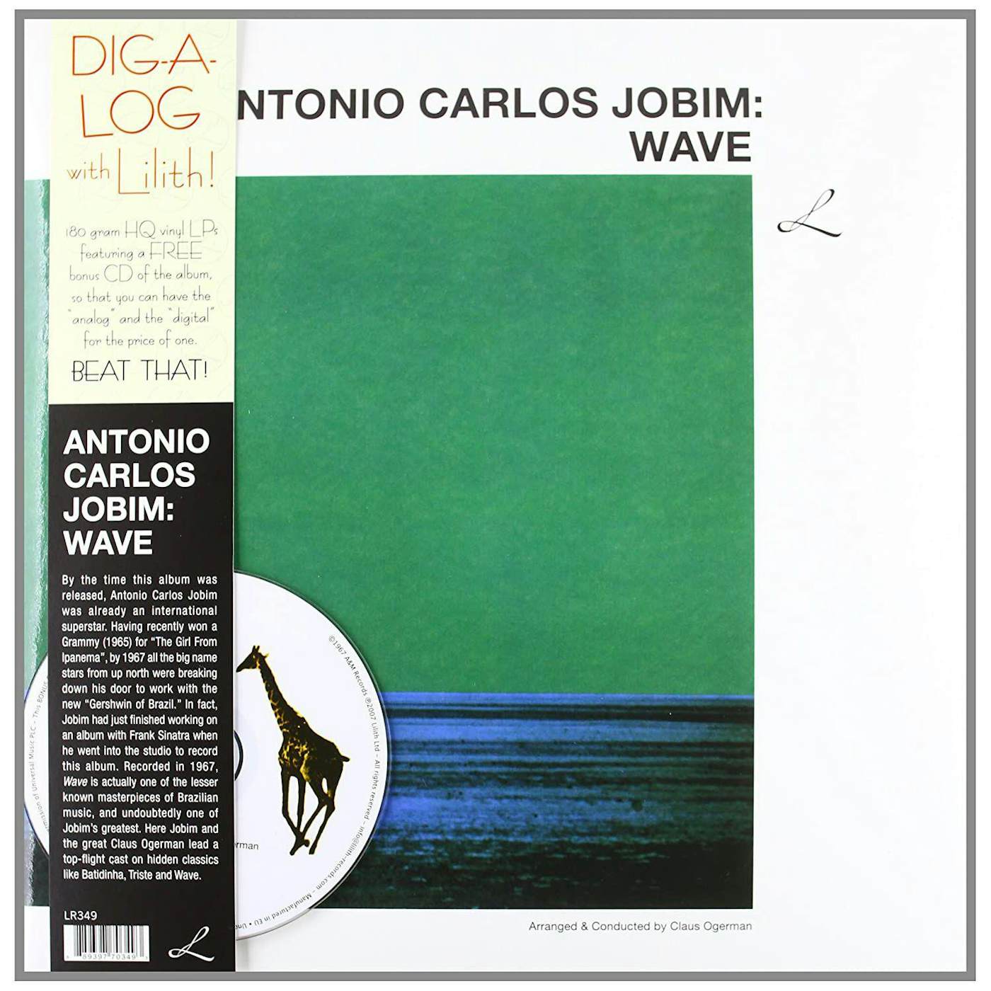 Antônio Carlos Jobim Wave (LP/CD) Vinyl Record
