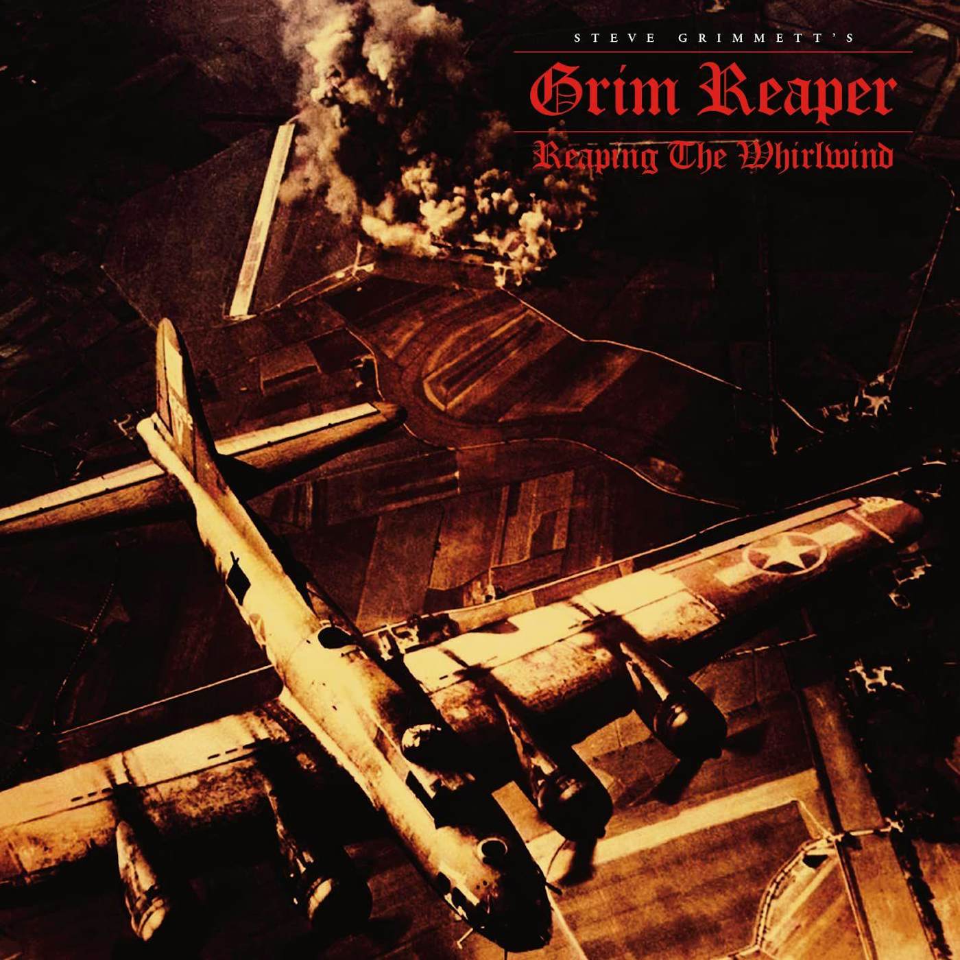 Grim Reaper Reaping The Whirlwind – Live British Steel Festival 2018 (White / Red Splatter) Vinyl Record