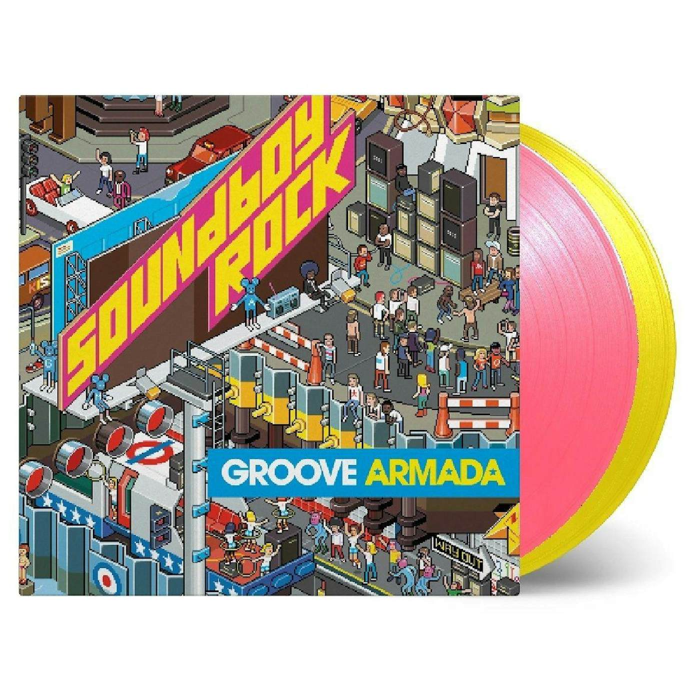 Groove Armada Soundboy Rock (2LP/180g/Pink & Yellow) Vinyl Record