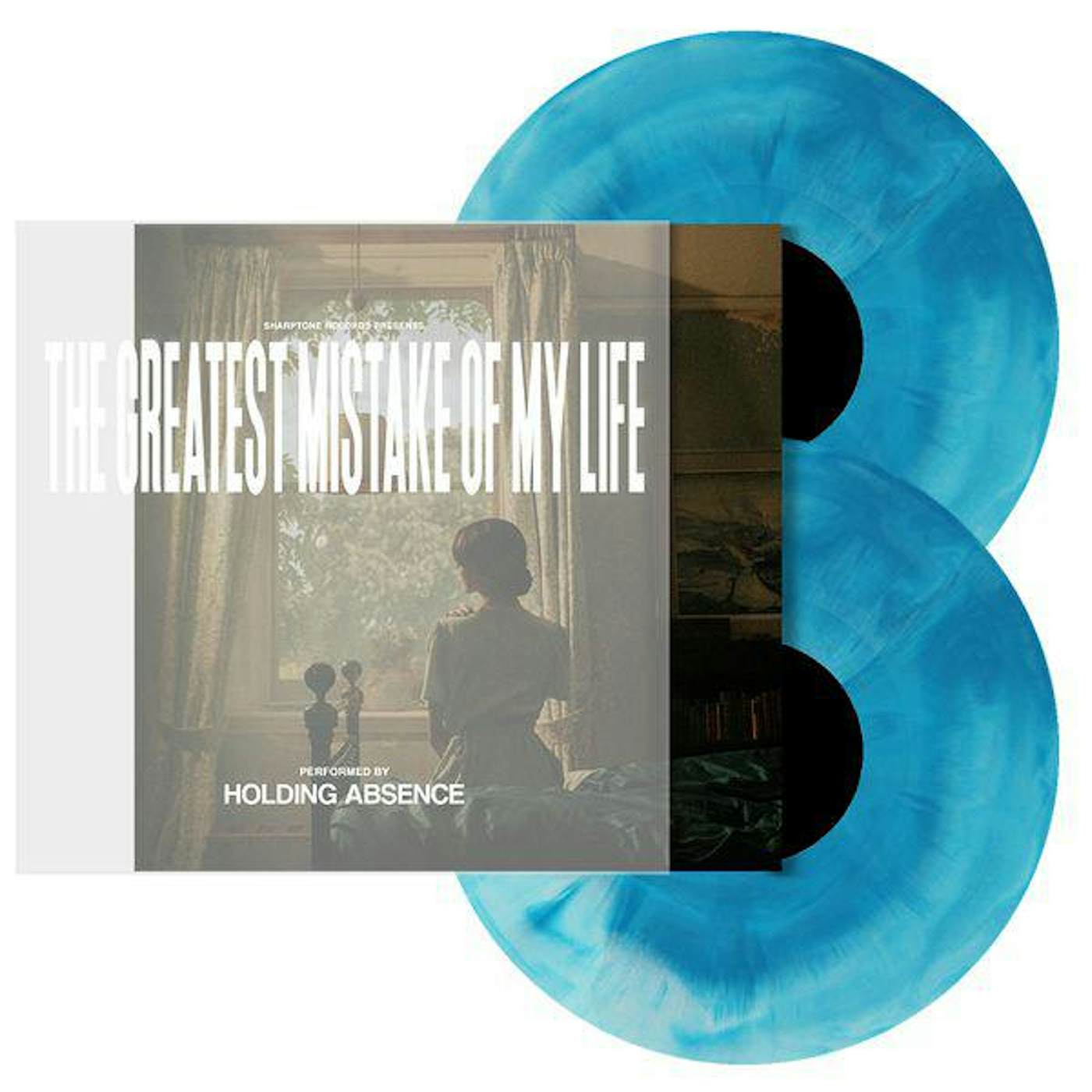 Holding Absence GREATEST MISTAKE OF MY LIFE - SEA BLUE & MILKY Vinyl Record