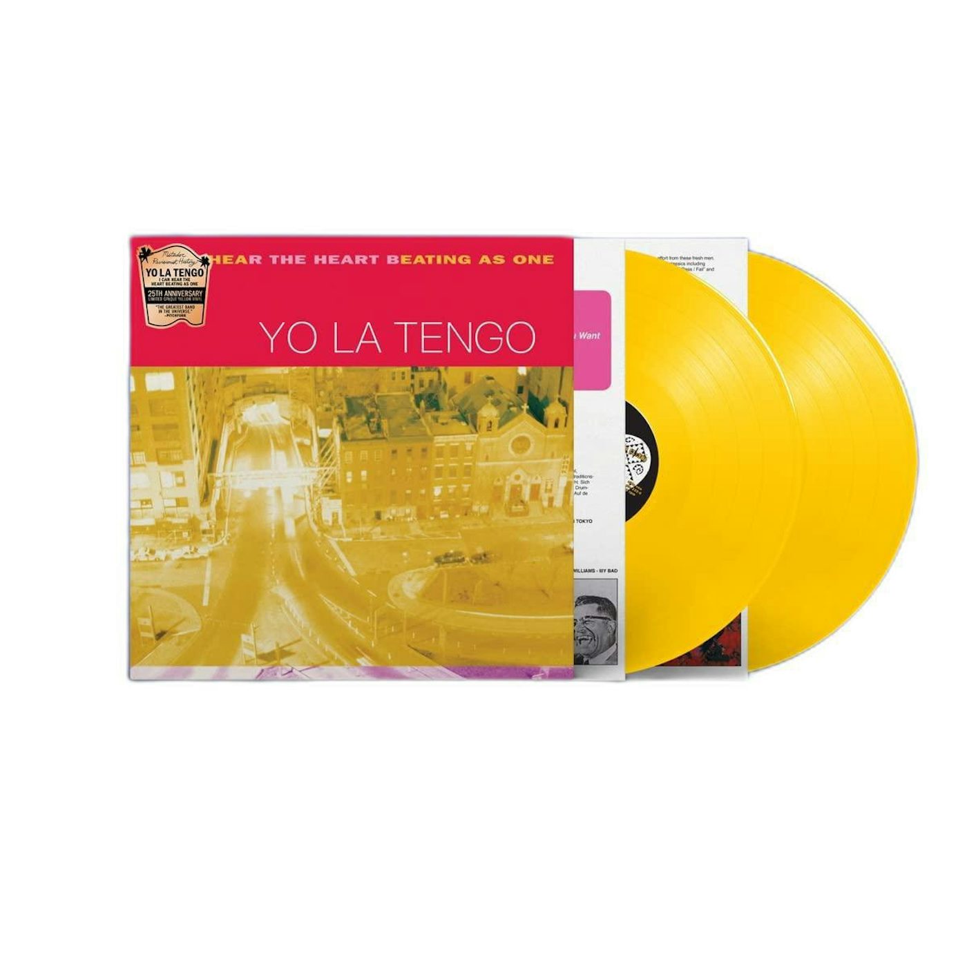 La Tengo I Can Hear The Heart Beating As One (25th Edition/Yellow) Vinyl Record