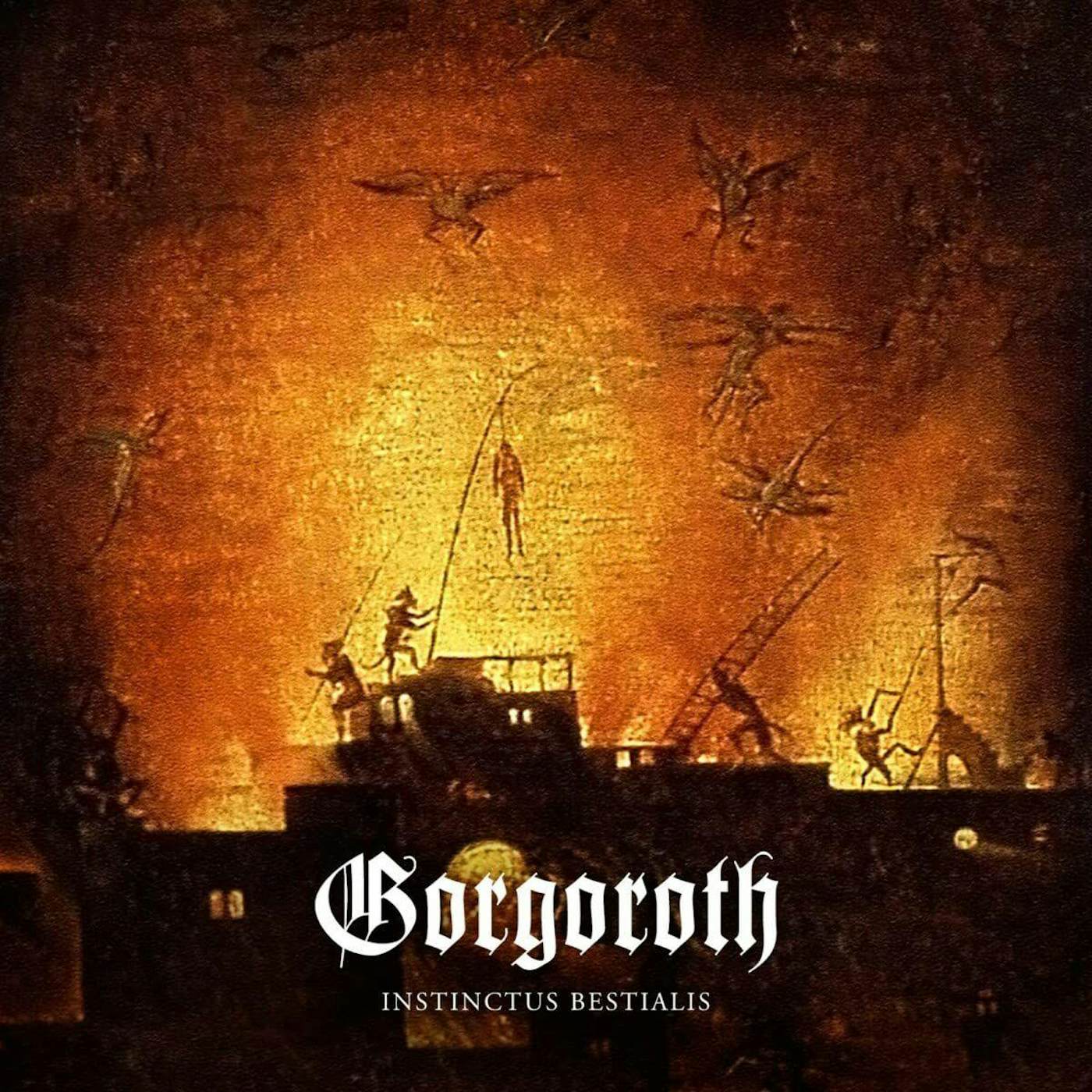 Gorgoroth Instinctus Bestialis (Orange/Black Marble) Vinyl Record