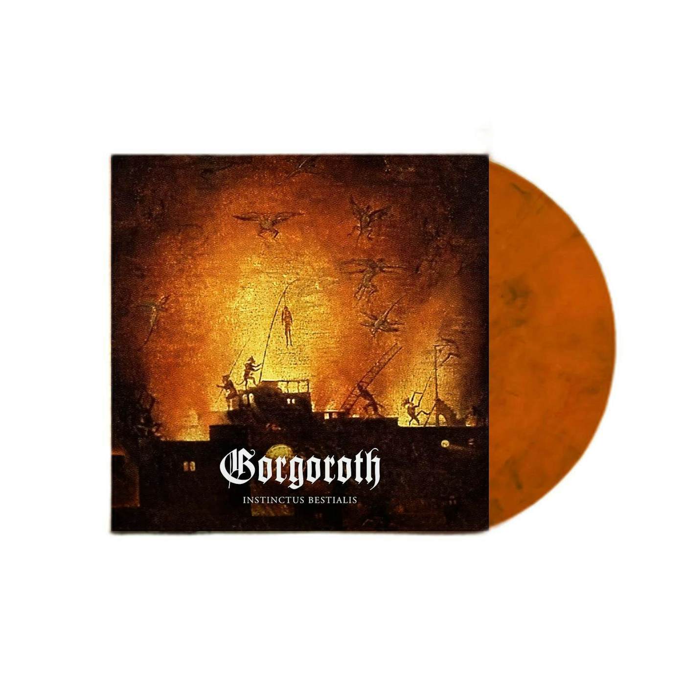 Gorgoroth Instinctus Bestialis (Orange/Black Marble) Vinyl Record